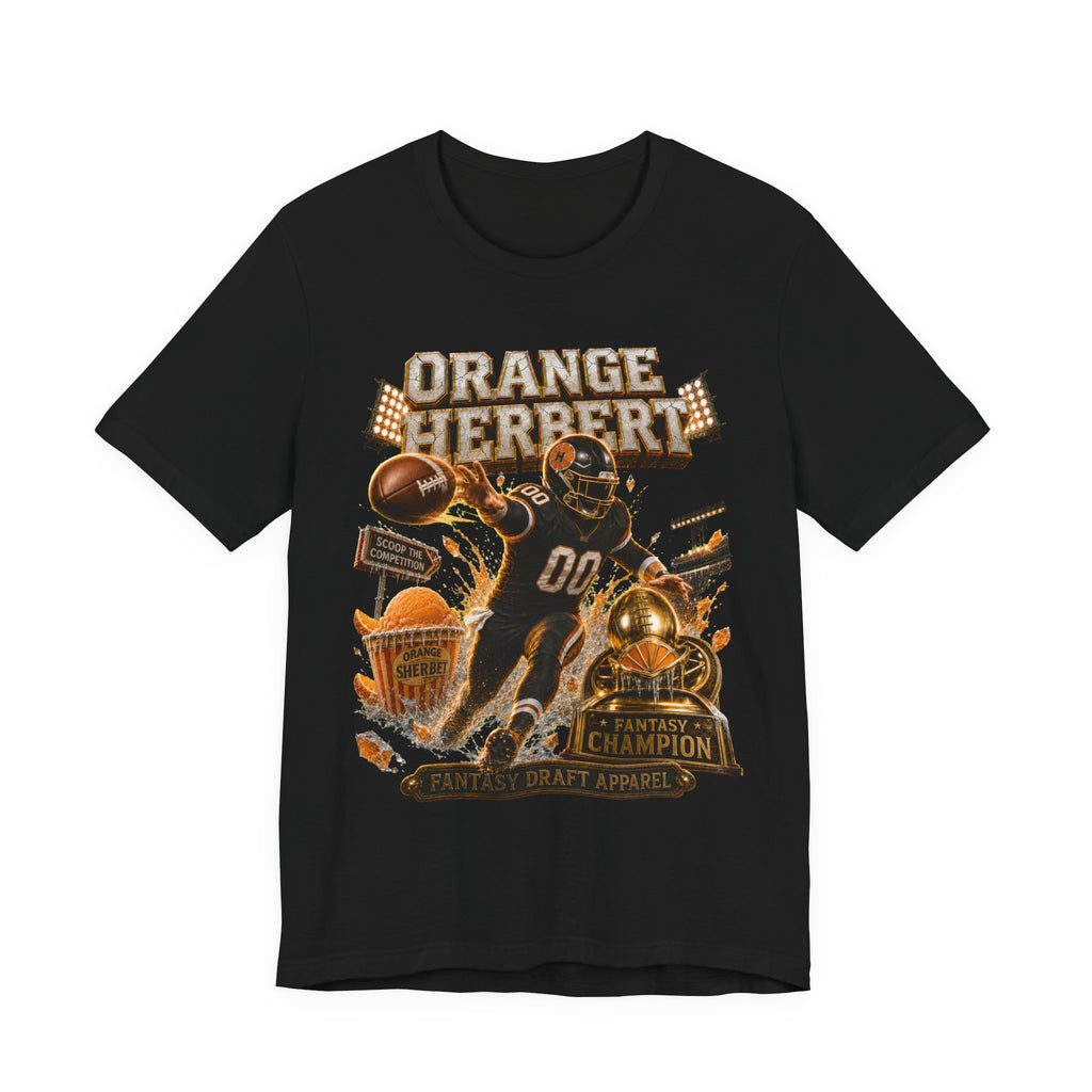 Orange Herbert Premium Football Tee