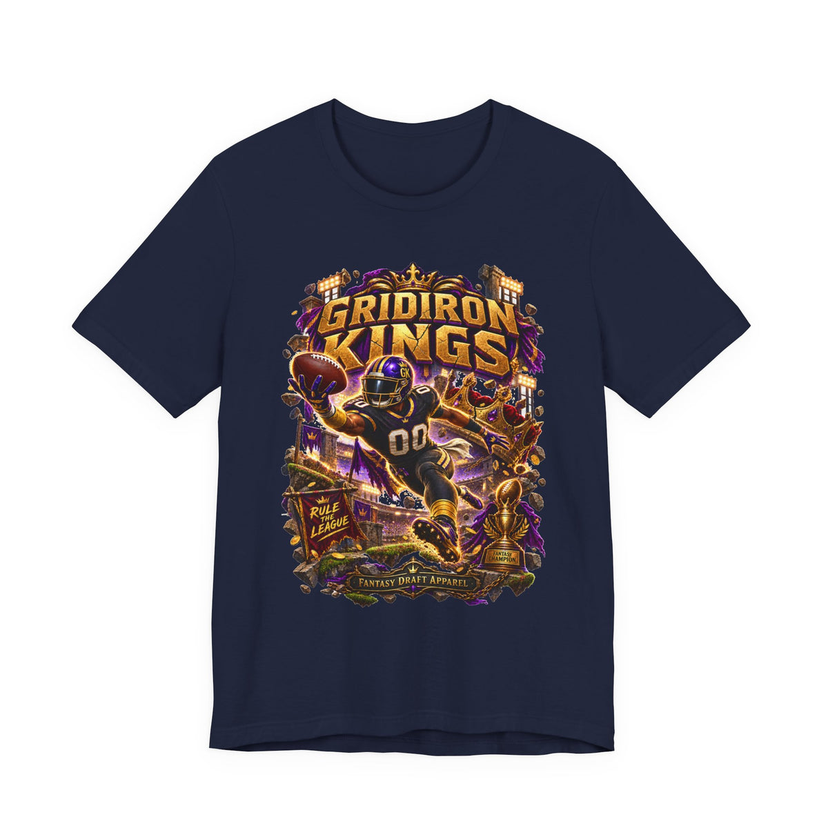 Gridiron Kings Team Football Tee