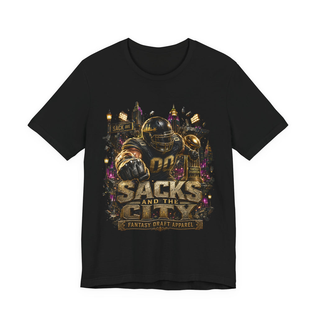 Sacks and the City Premium Football Tee