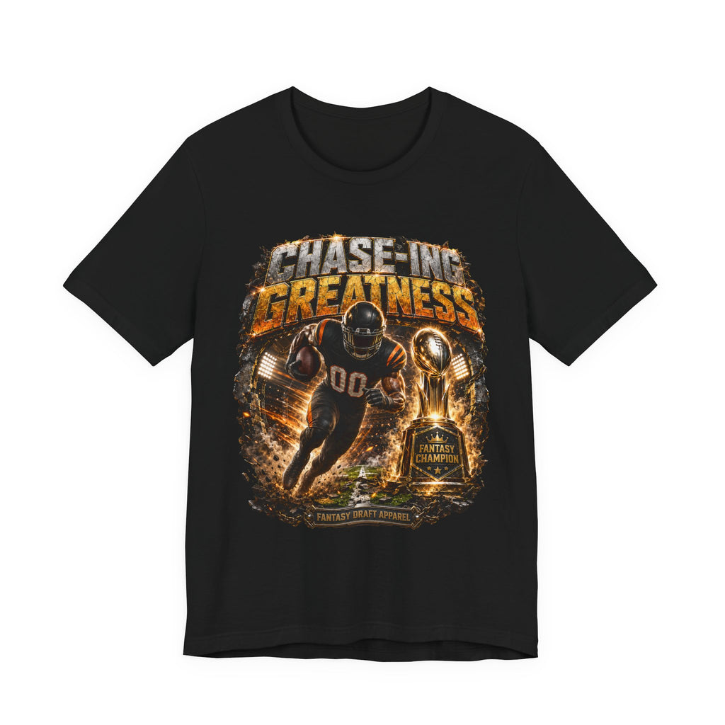Chase-ing Greatness Premium Football Tee