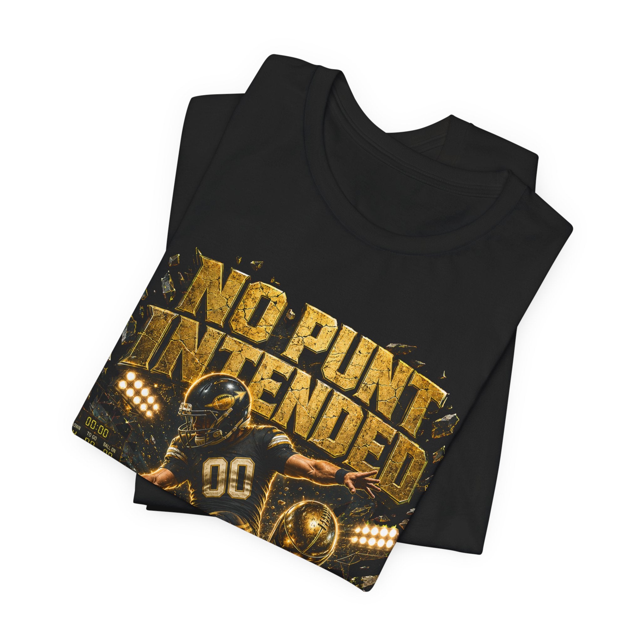 No Punt Intended  Premium Football Tee
