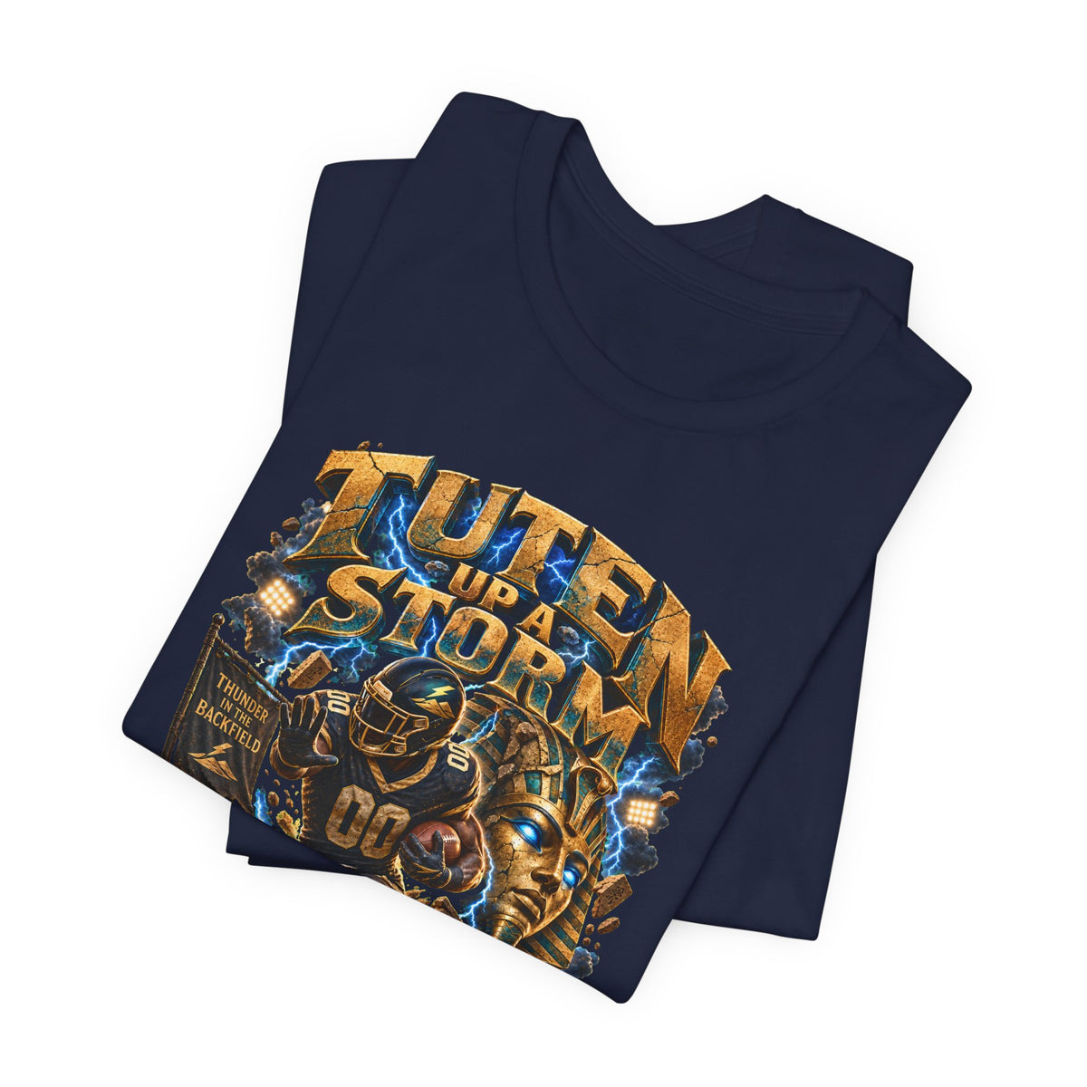 Tuten Up A Storm Team Football Tee