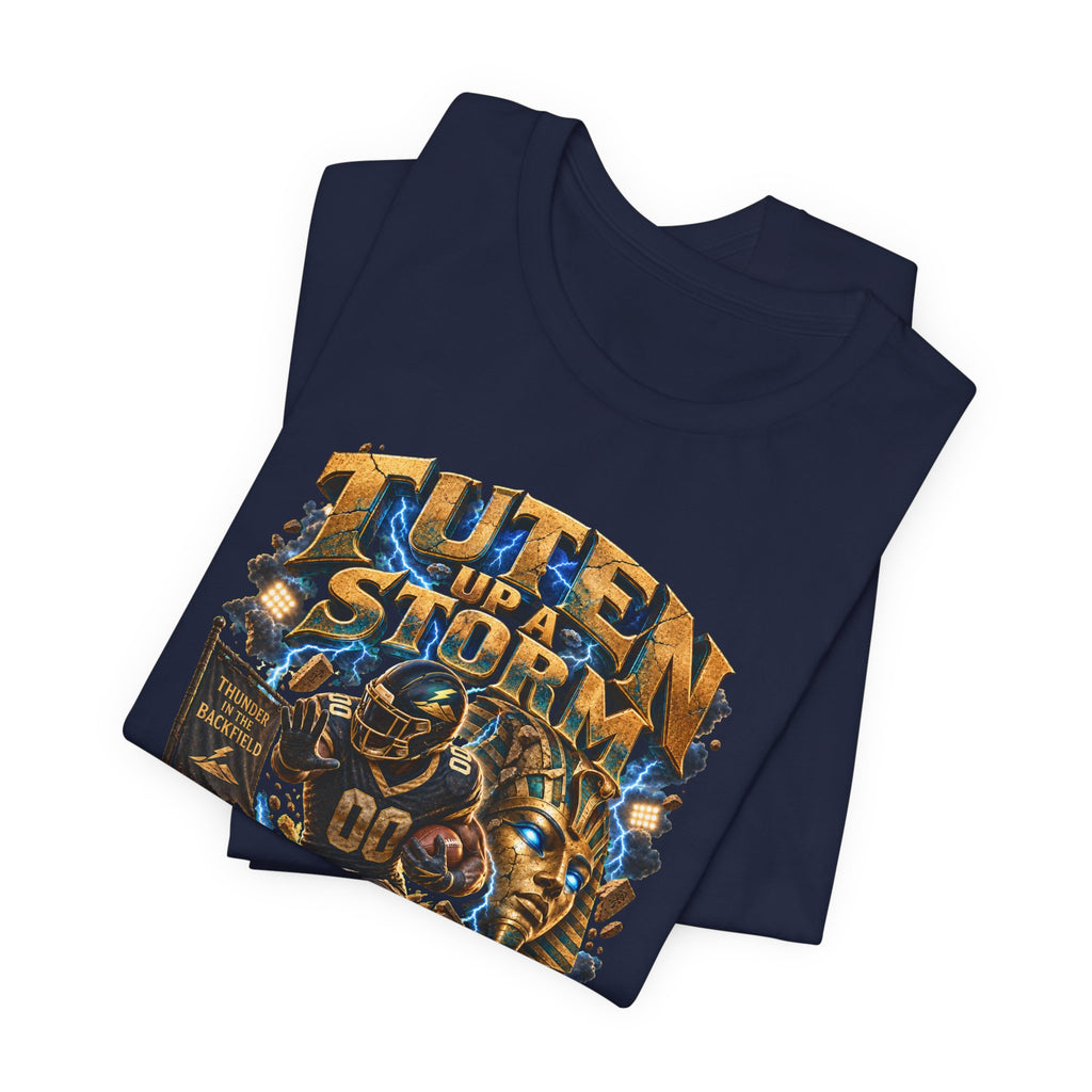 While My Guitar Jeanty Weeps Team Football Tee