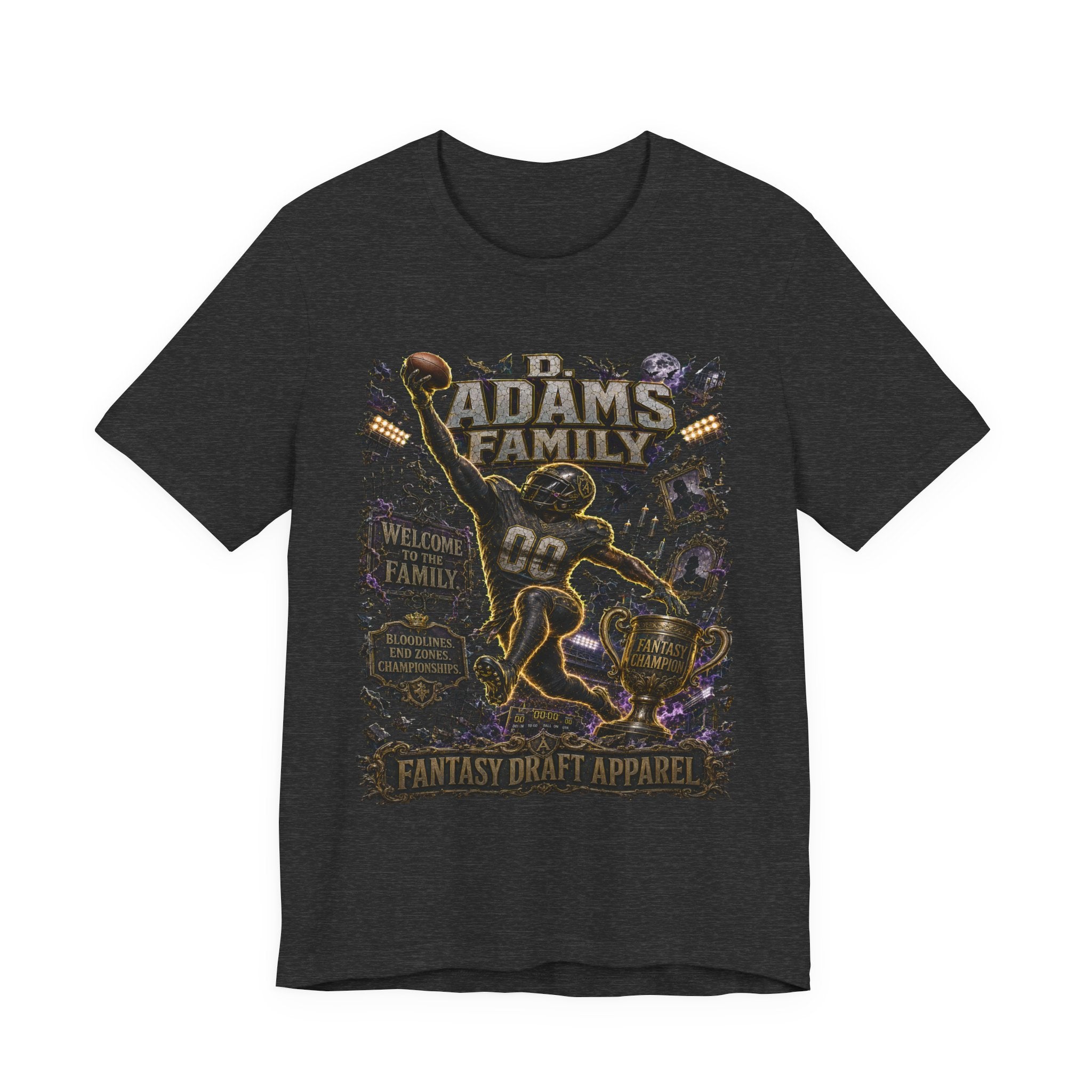 D. Adams Family Premium Football Tee
