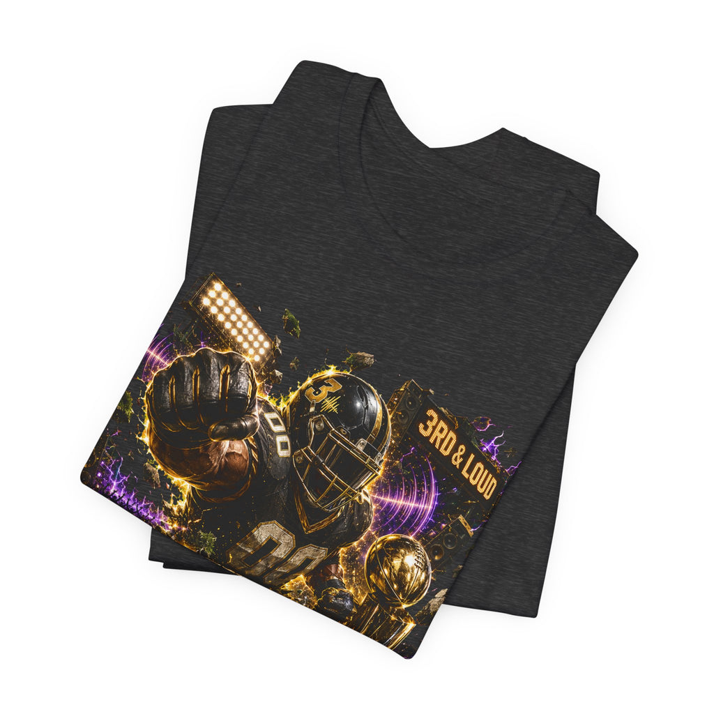 Third Down For What Premium Football Tee