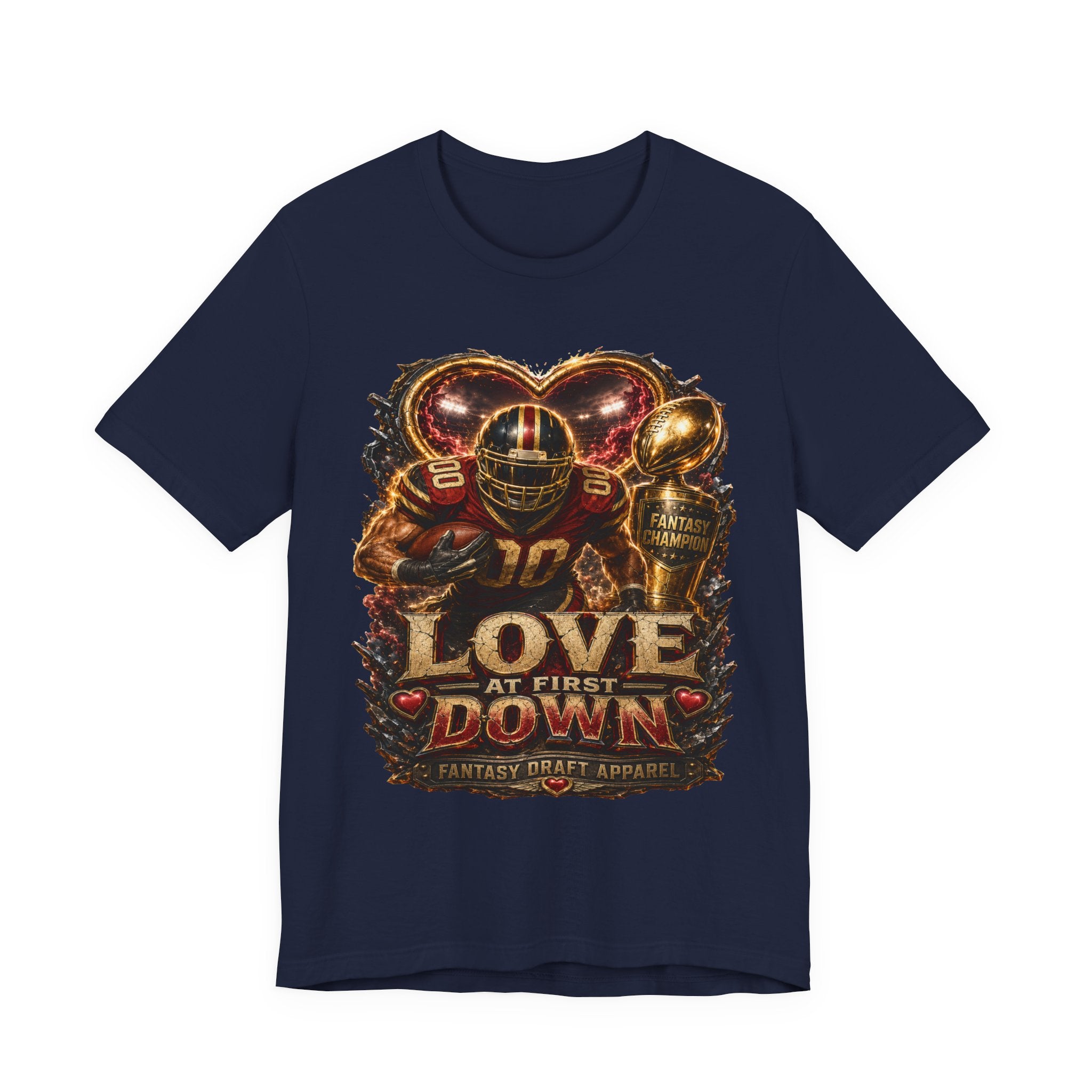 Love at First Down Premium Football Tee