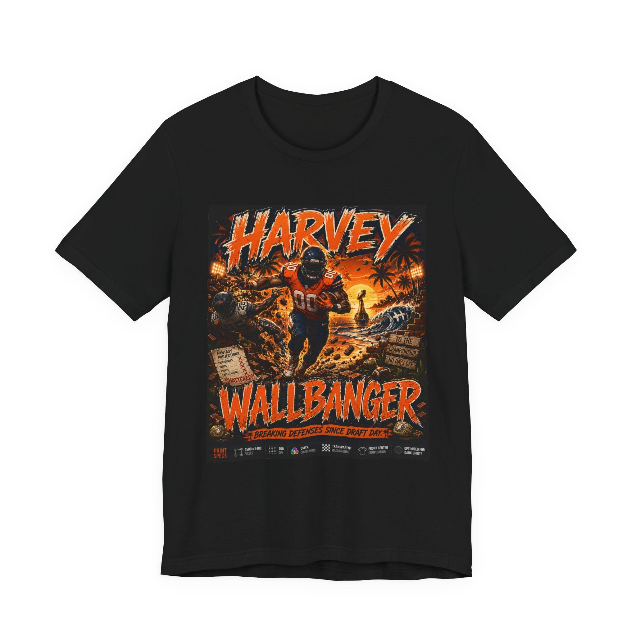 Harvey Wallbanger Fantasy Football Tee