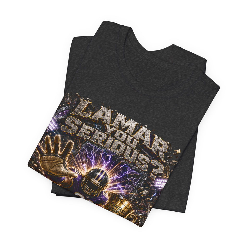 Lamar You Serious? Premium Football Tee