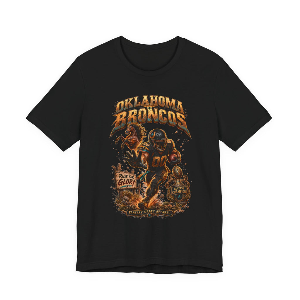 Oklahoma Broncos Football Tee