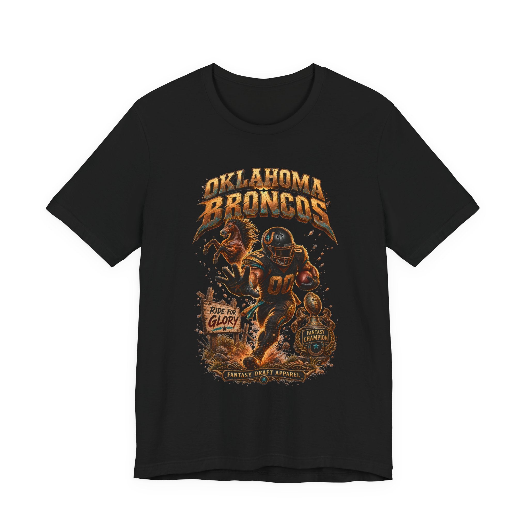 Oklahoma Broncos Football Tee