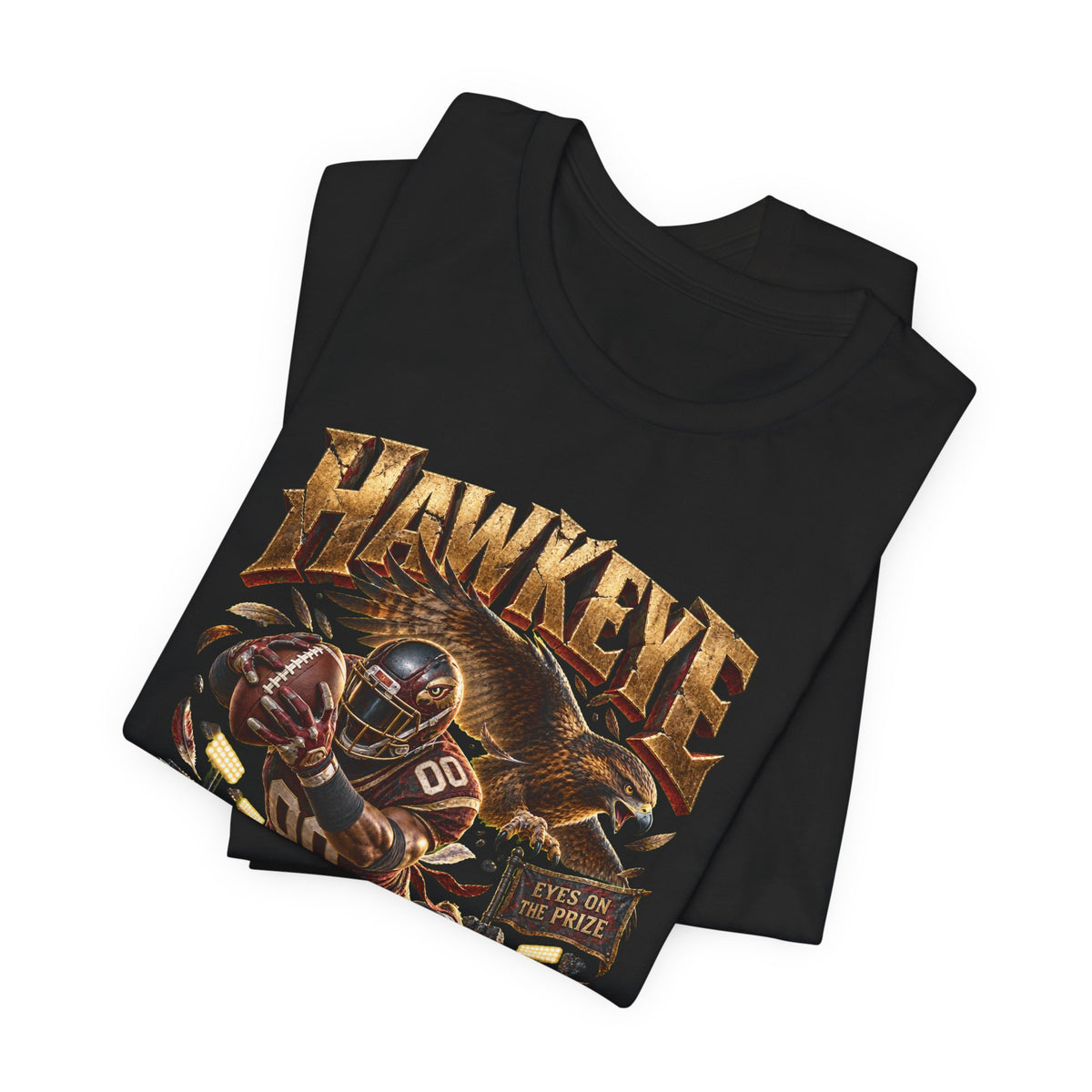 Hawkeye Team Football Tee