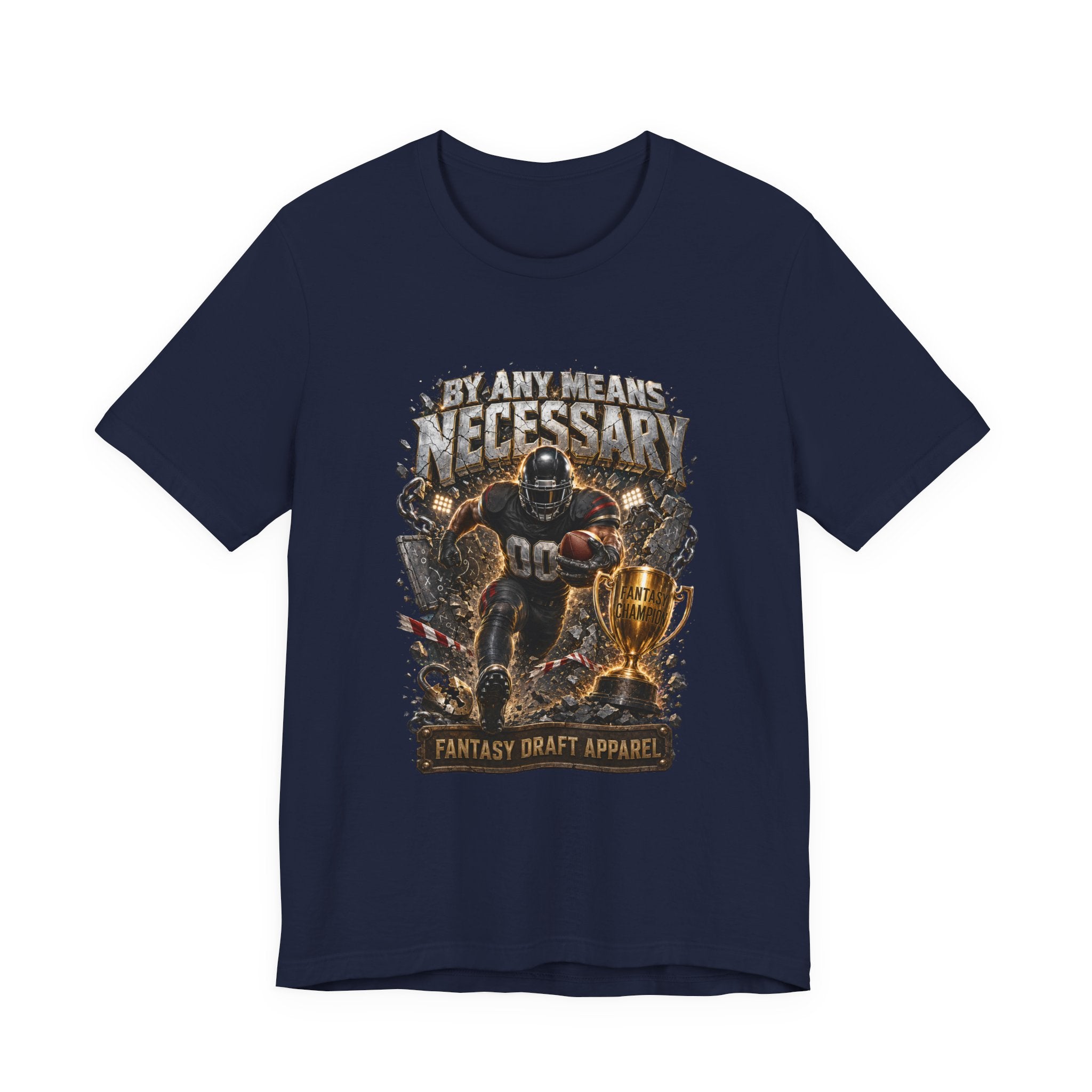 By Any Means Necessary Premium Football Tee