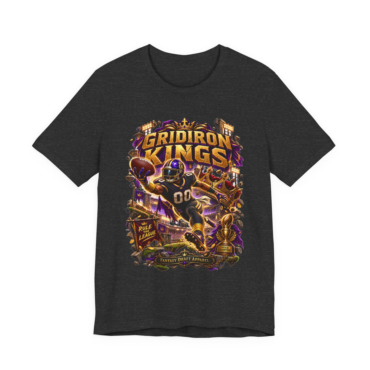 Gridiron Kings Team Football Tee