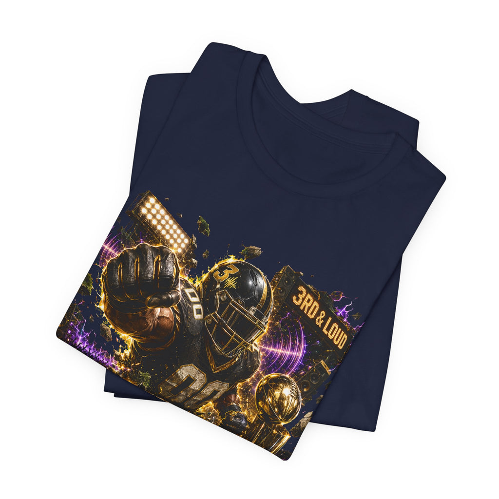 Third Down For What Premium Football Tee