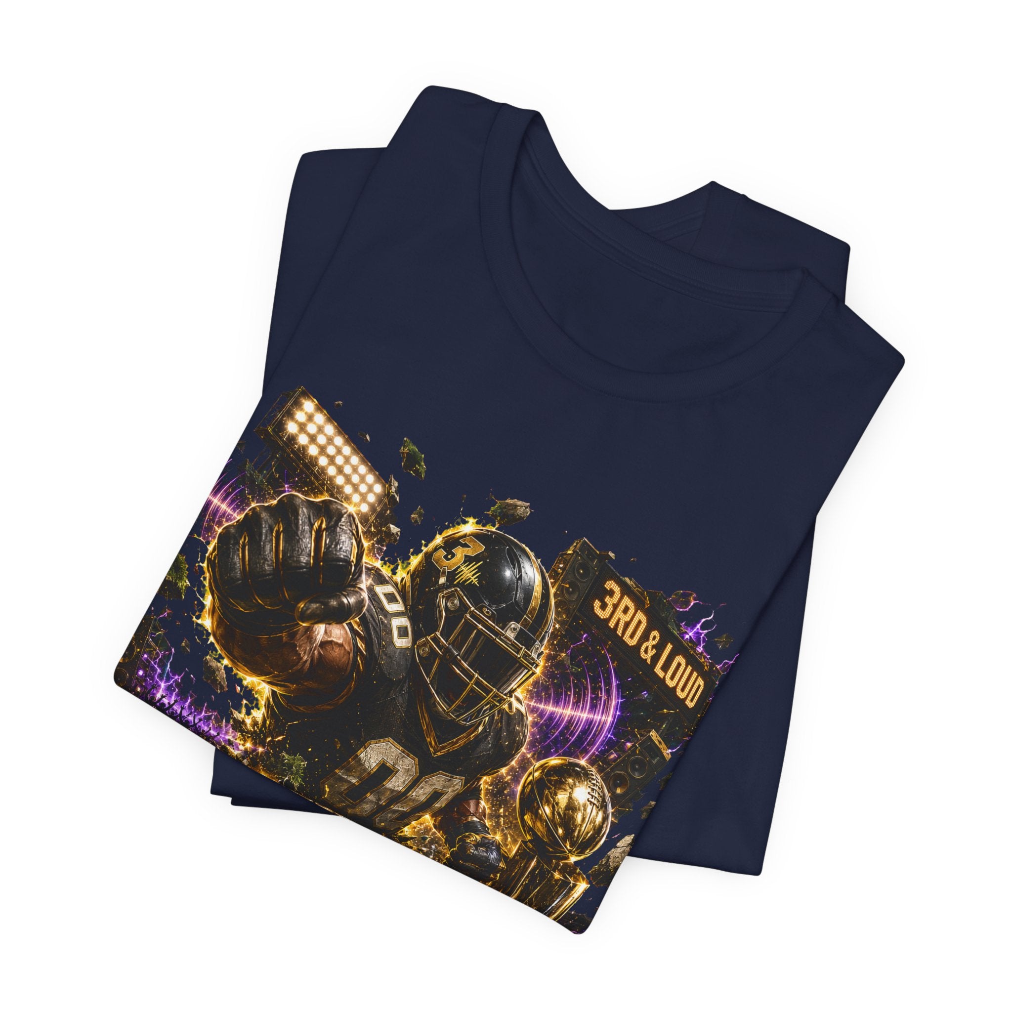 Third Down For What Premium Football Tee