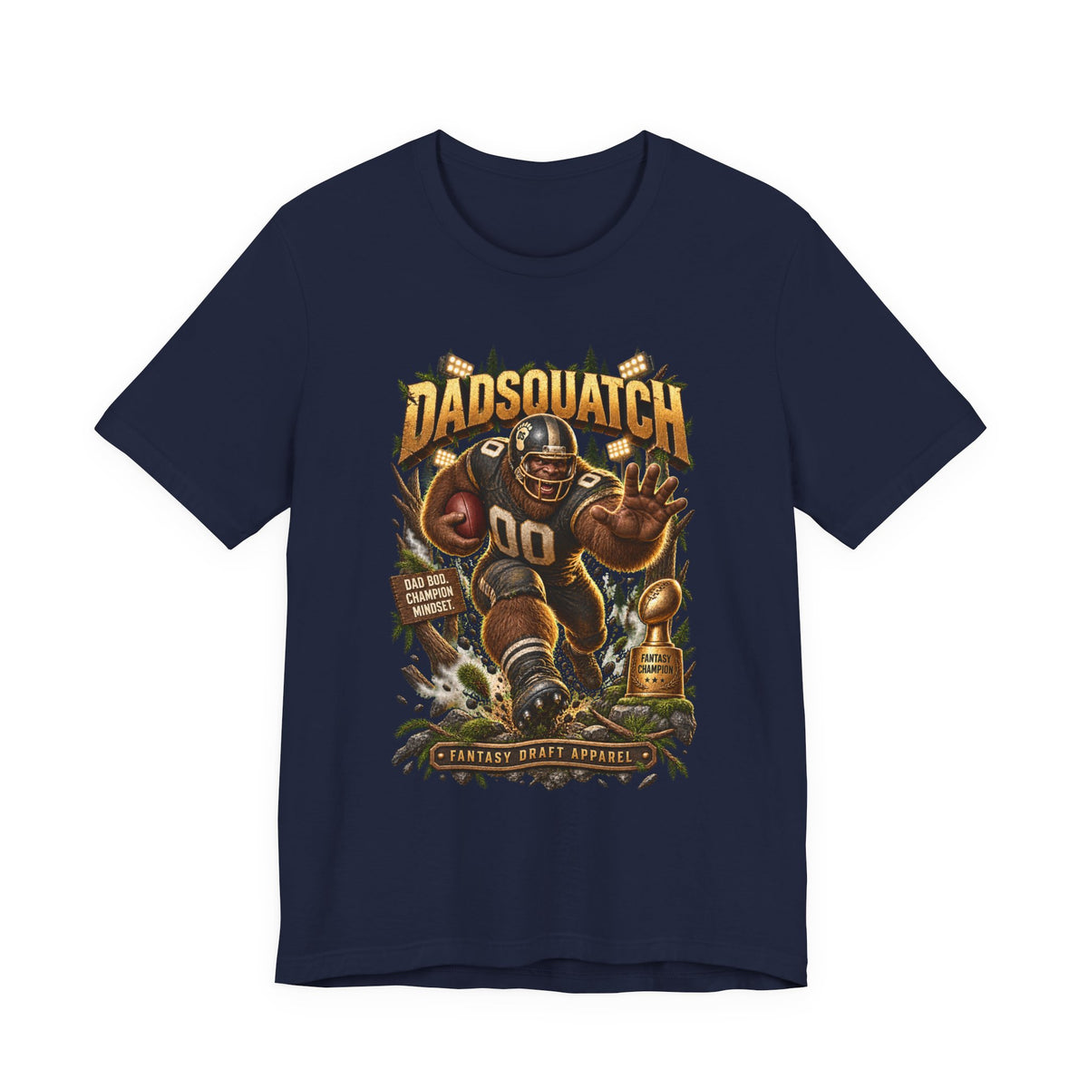 Dadsquatch Team Football Tee