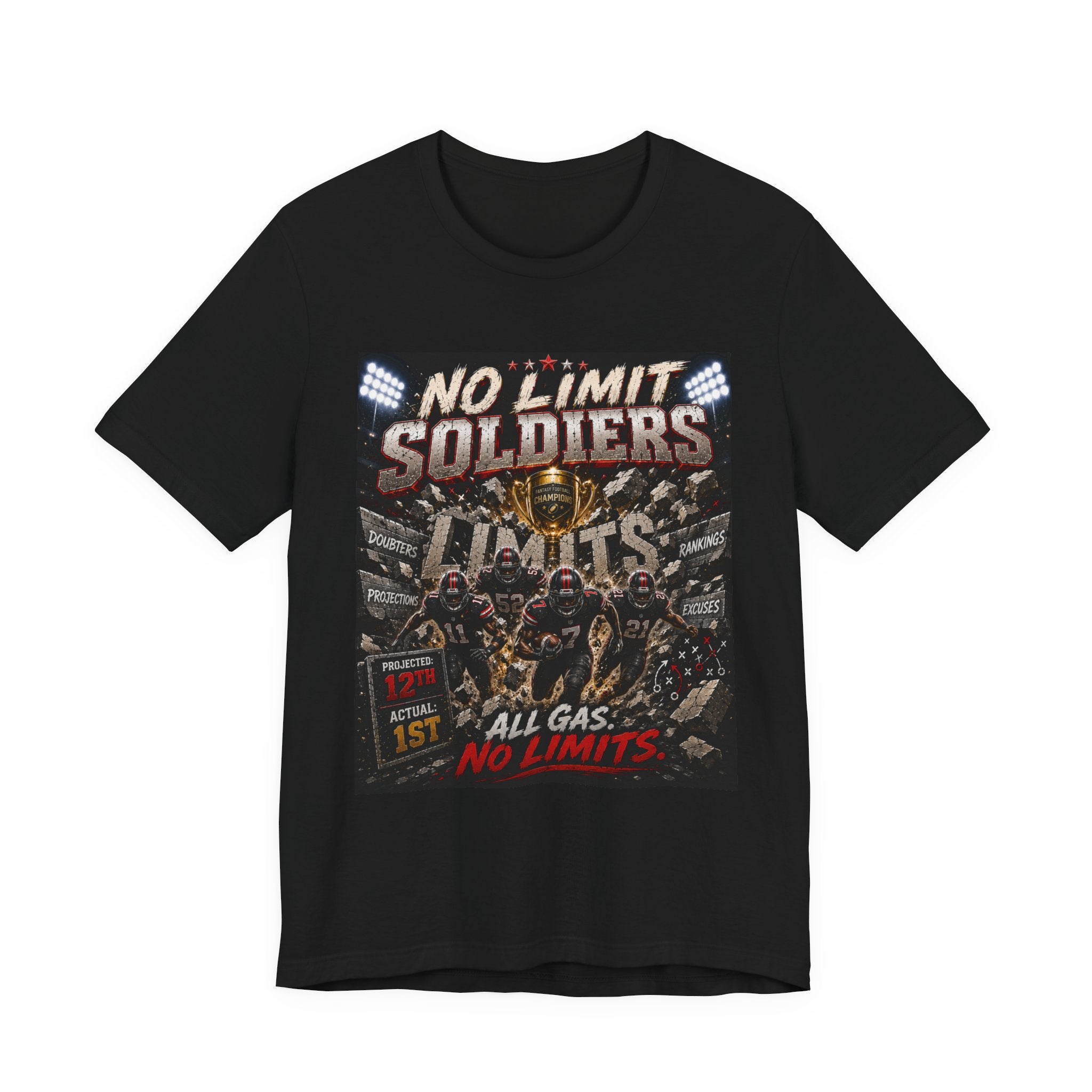 No Limit Soldiers Fantasy Football Tee