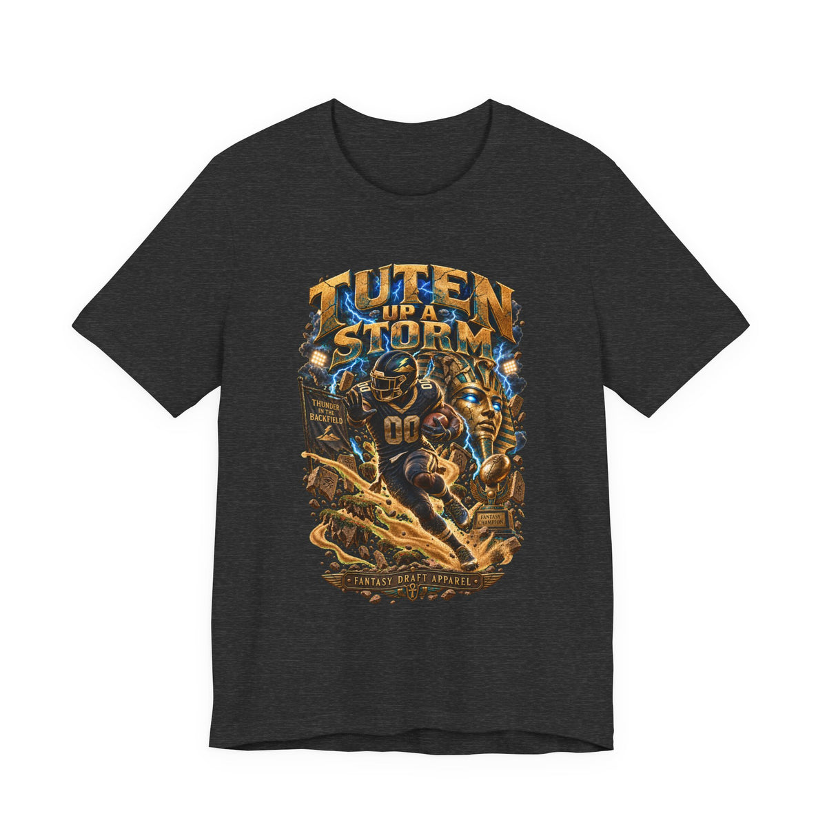 Tuten Up A Storm Team Football Tee