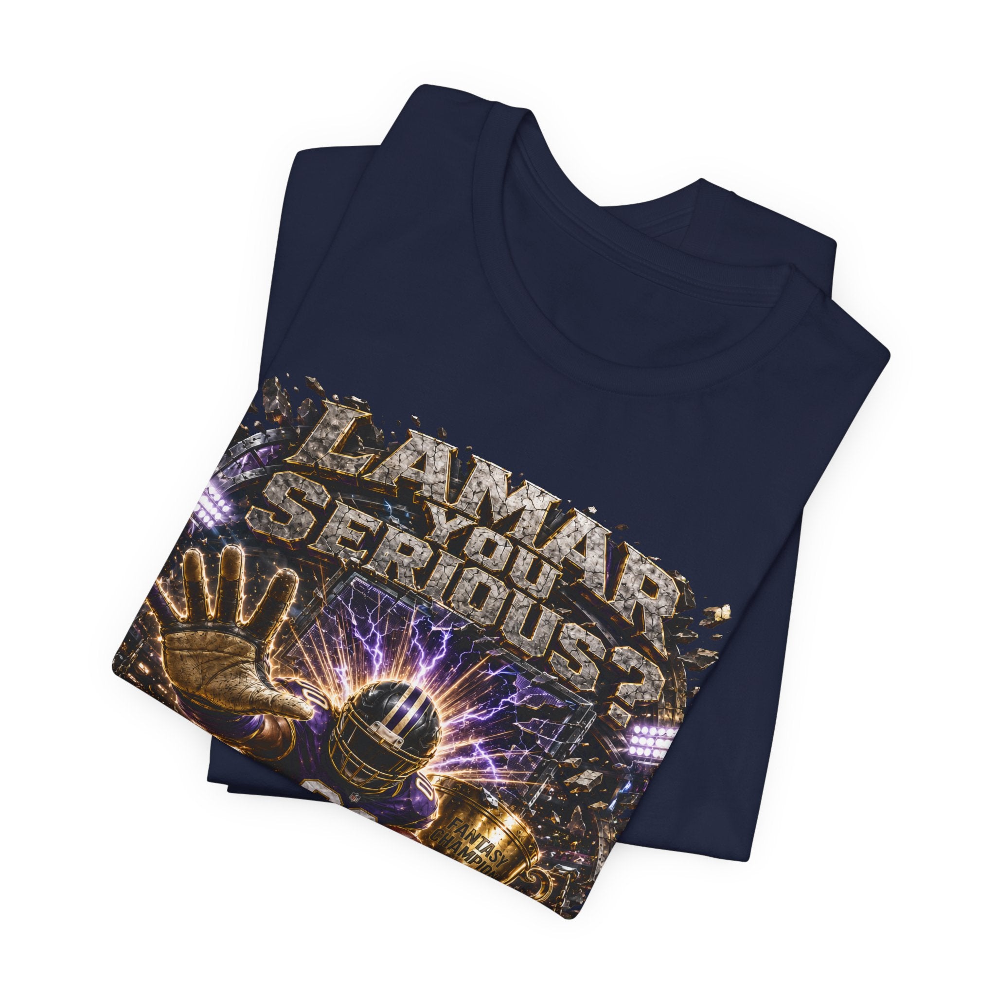 Lamar You Serious? Premium Football Tee