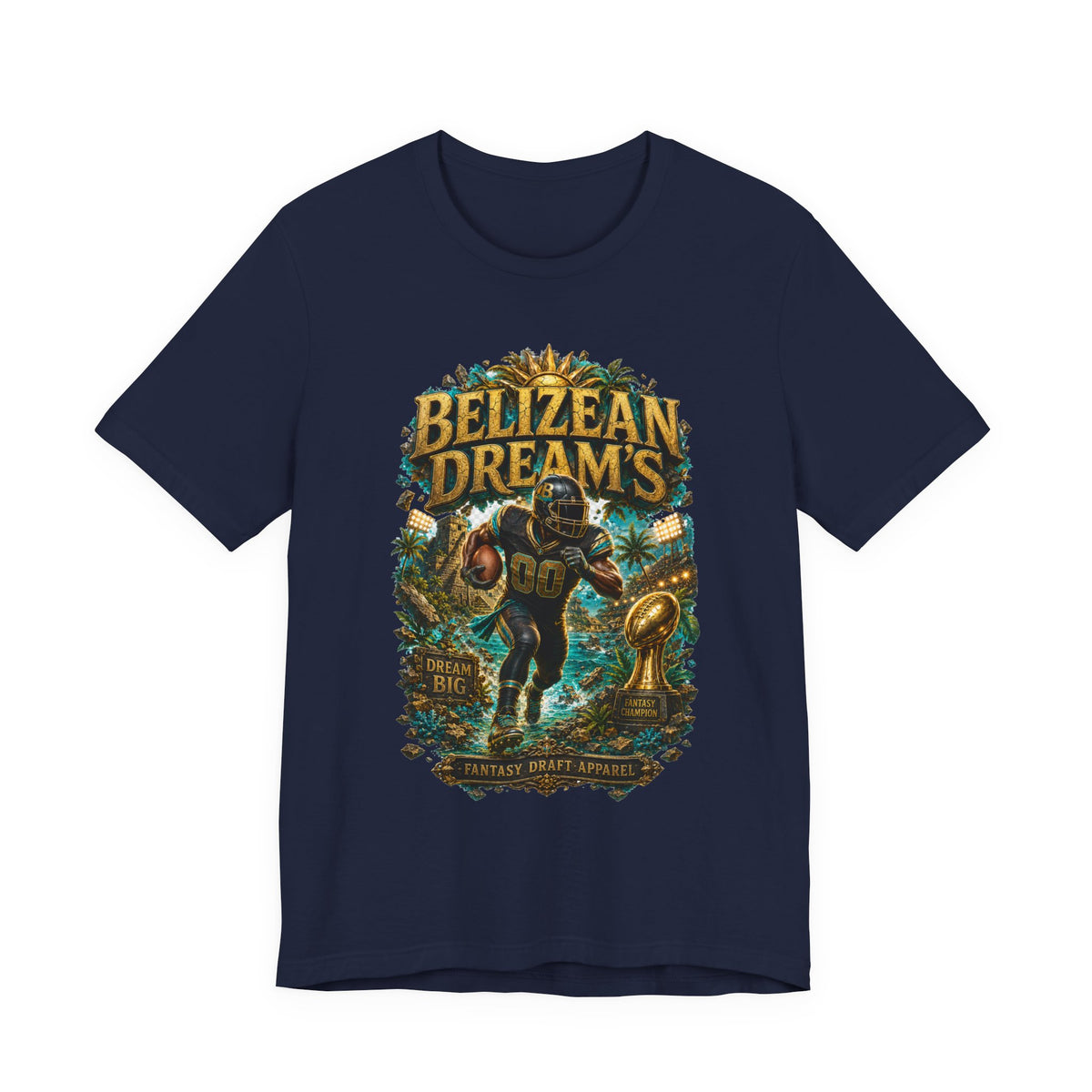 Belizean Dreams Team Football Tee