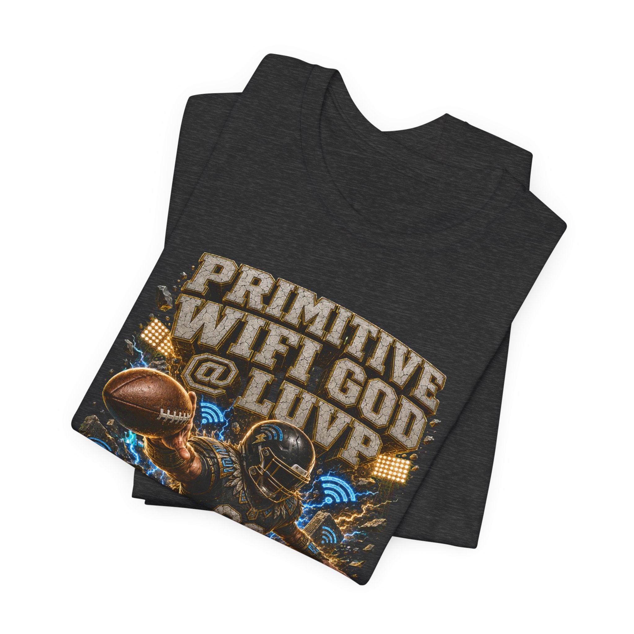 Primitive WiFi God @ LUVP Premium Football Tee