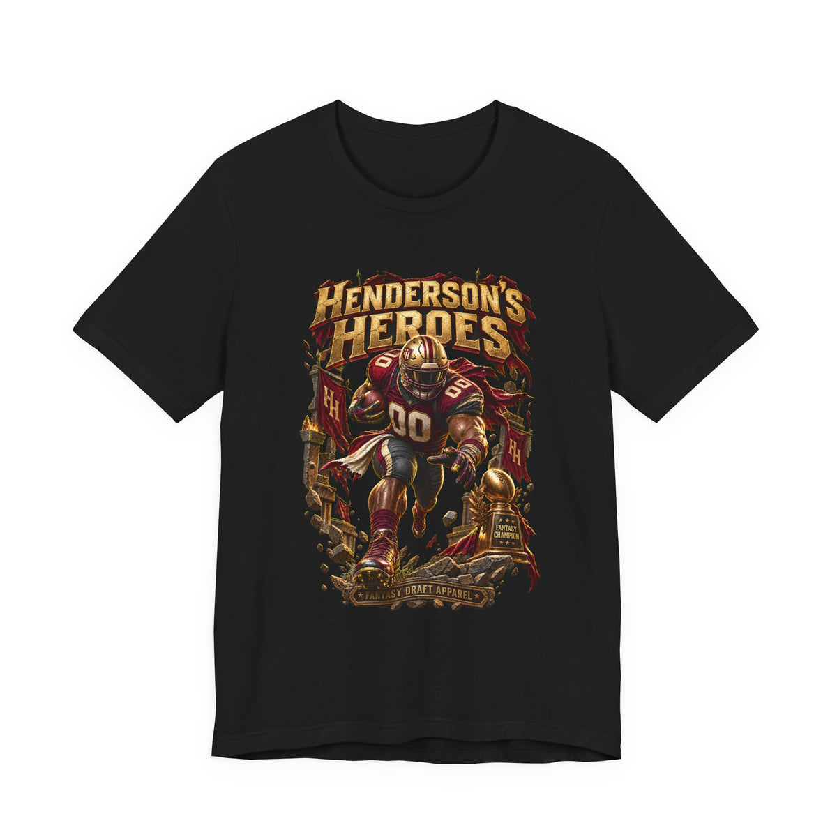 Henderson’s Heroes Team Football Tee