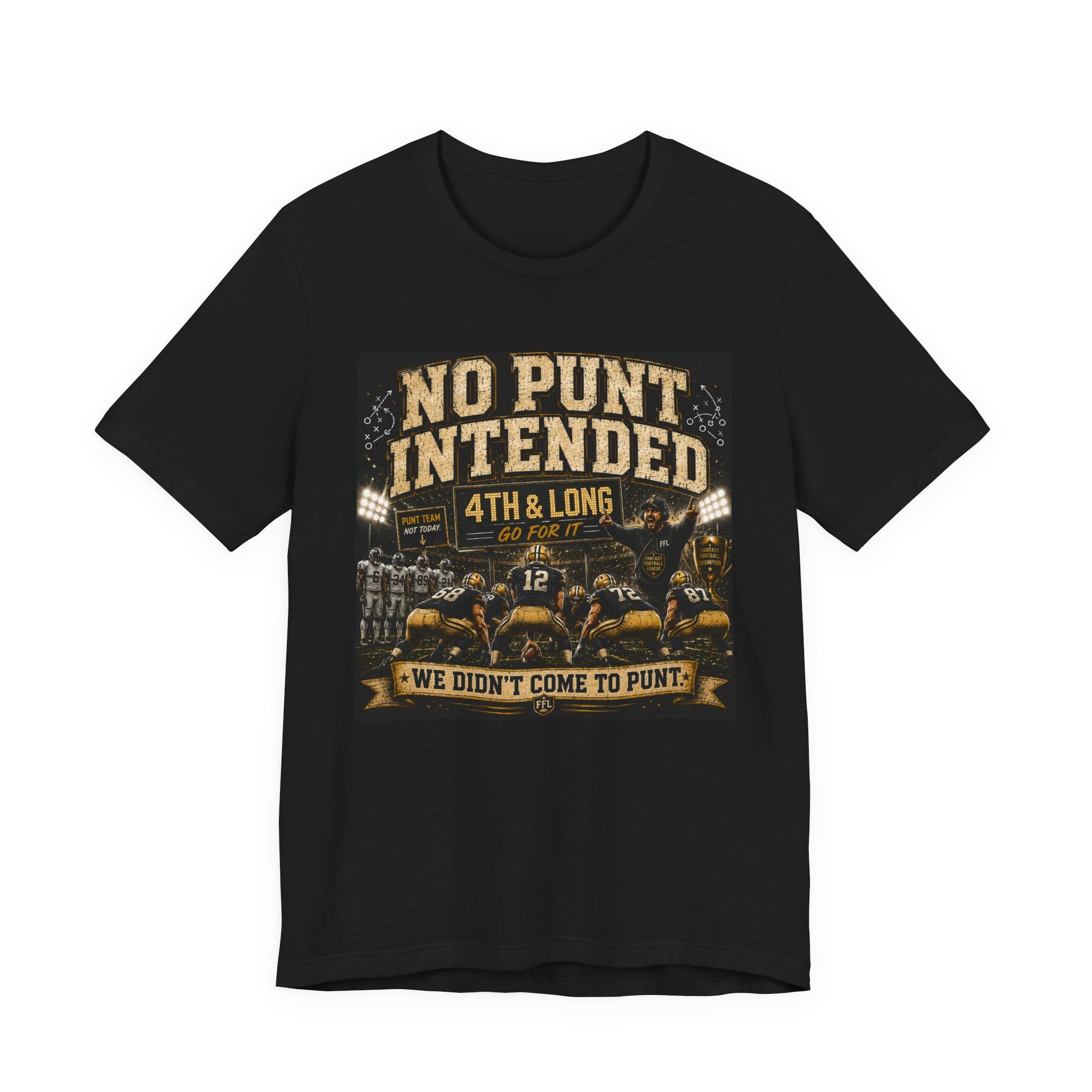 No Punt Intended Fantasy Football Tee
