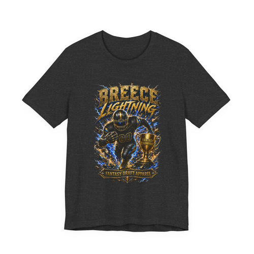 Breece Lightning Premium Football Tee