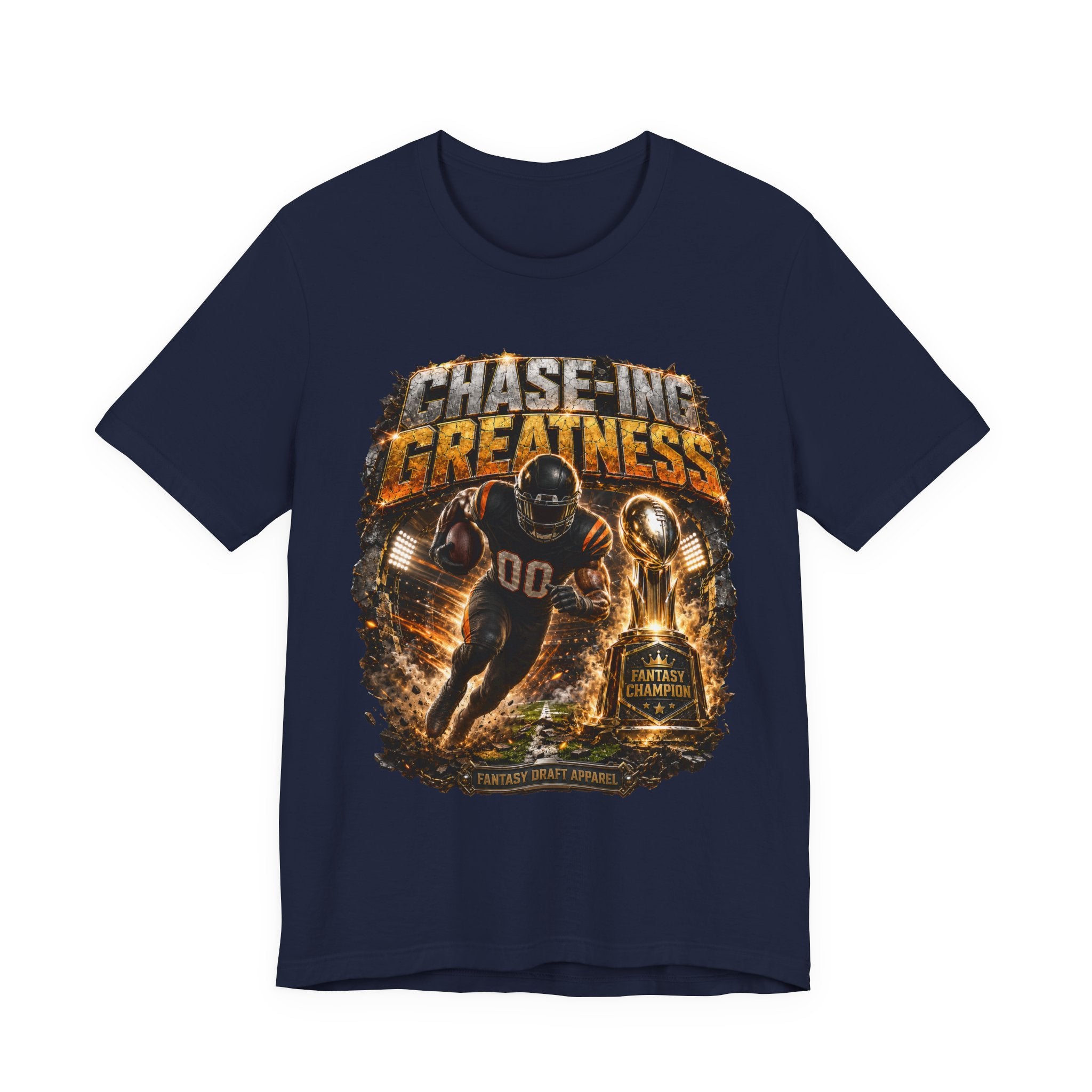 Chase-ing Greatness Premium Football Tee