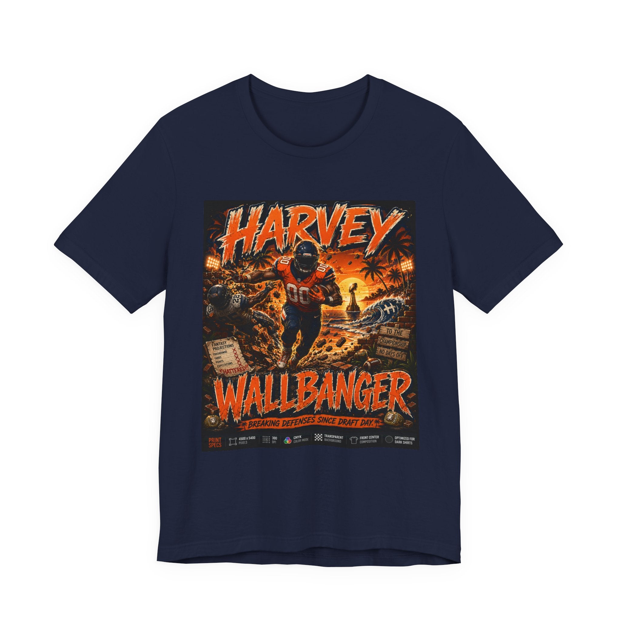 Harvey Wallbanger Fantasy Football Tee