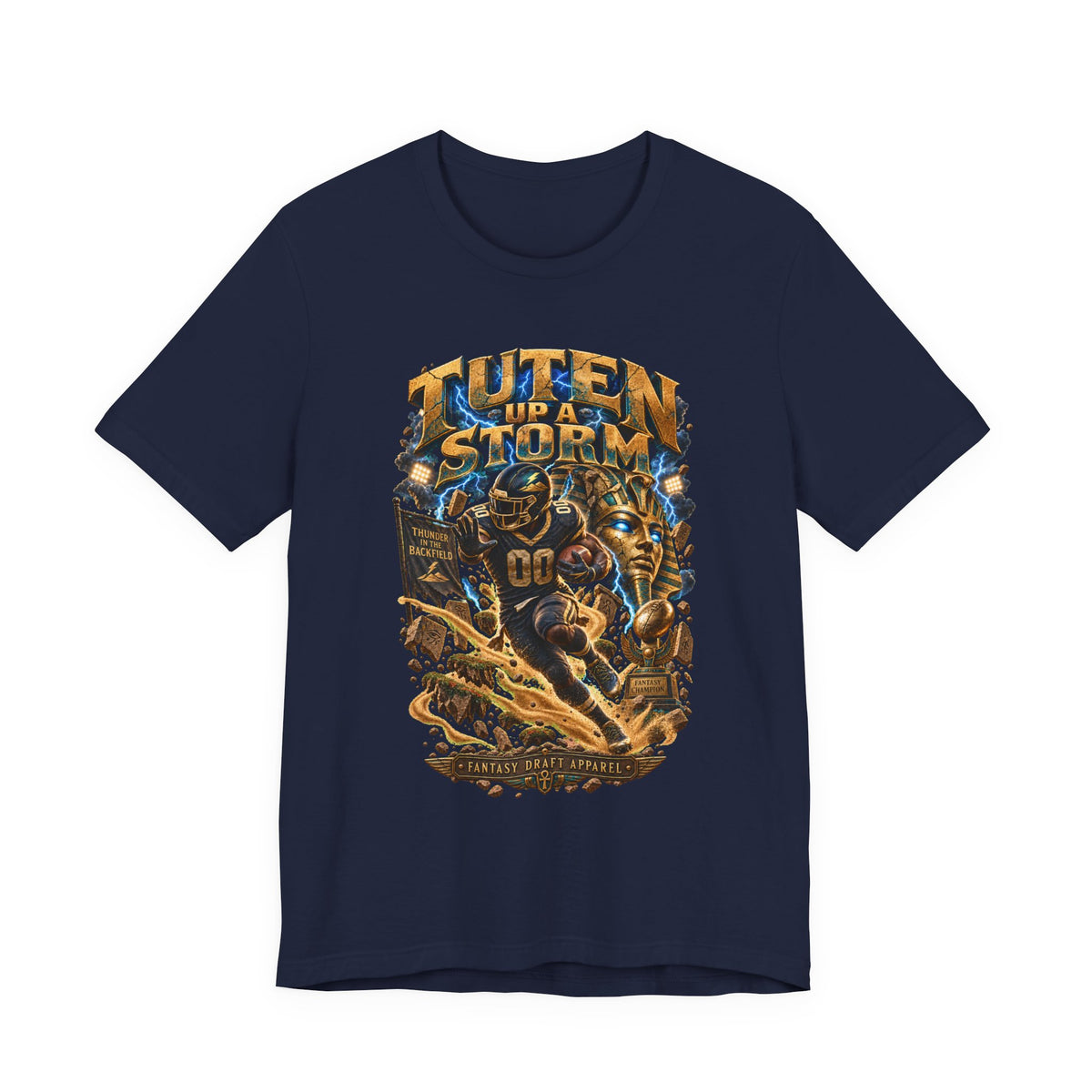 While My Guitar Jeanty Weeps Team Football Tee