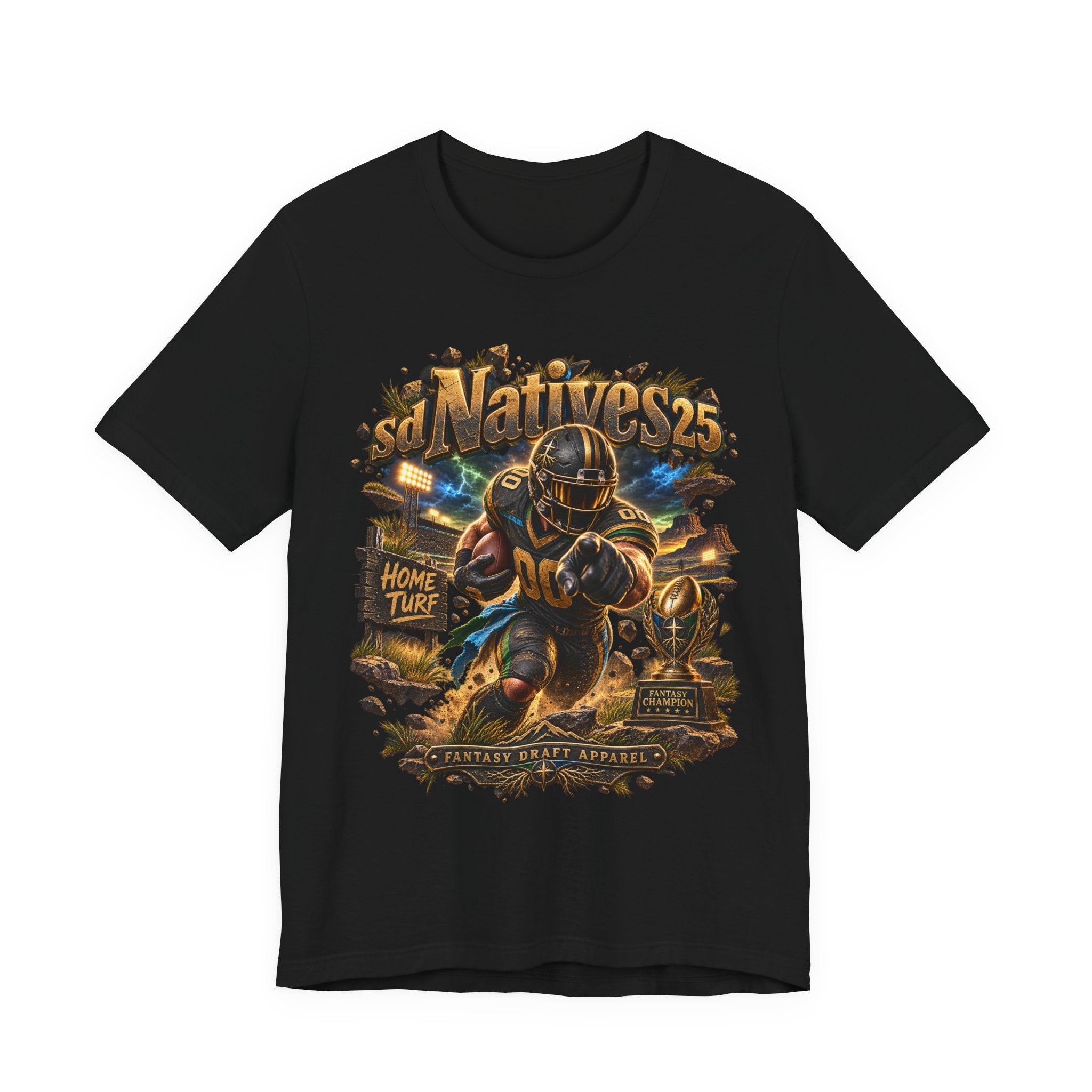 sdNatives25 Football Tee
