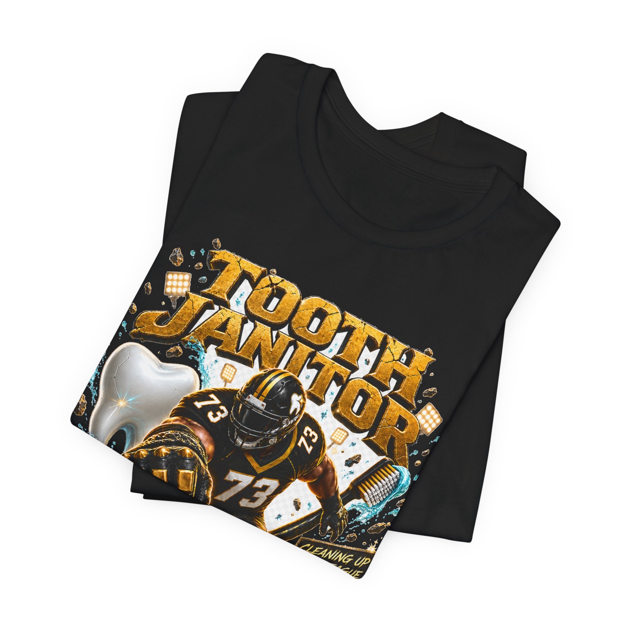 Tooth Janitor Team Football Tee