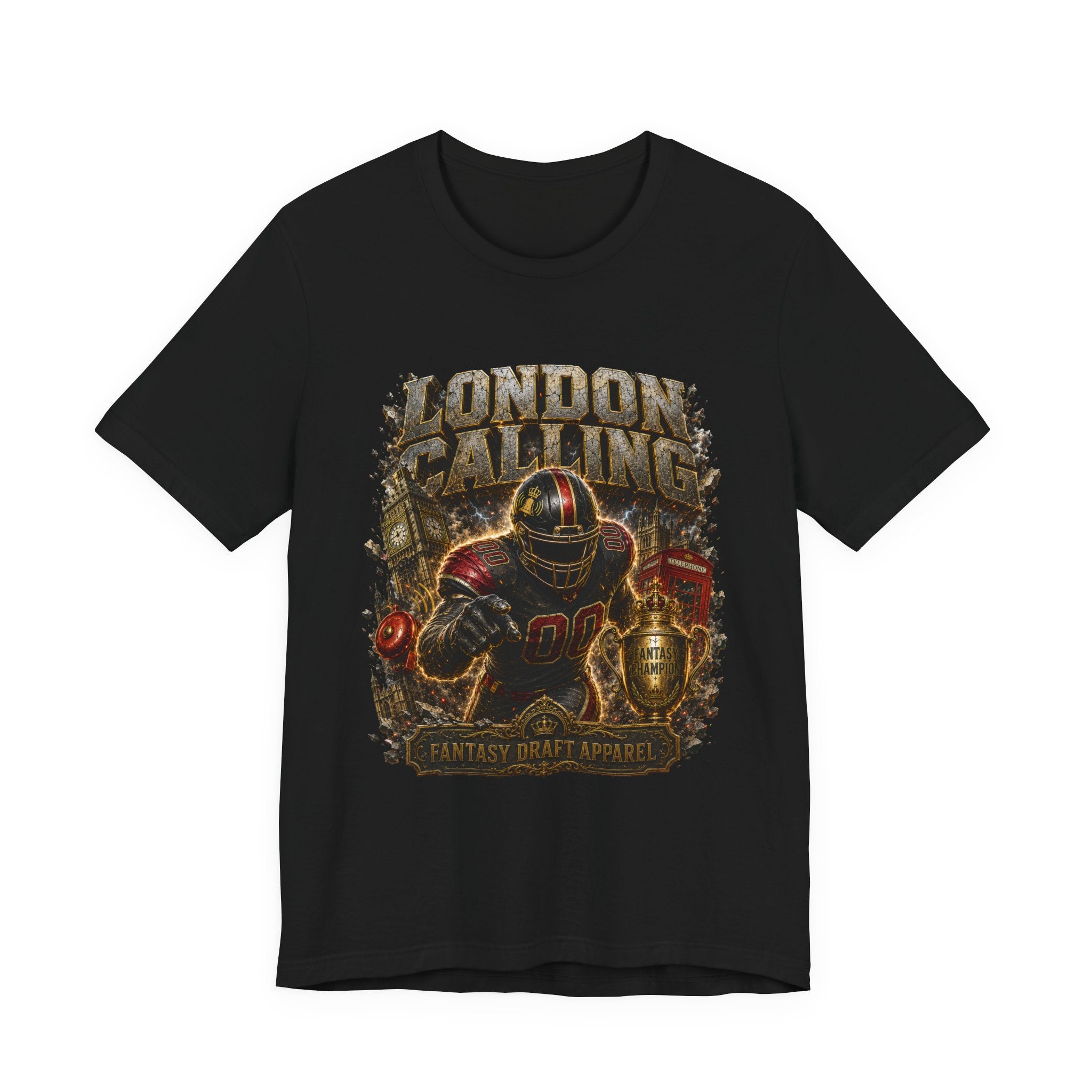London Calling  Premium Football Tee