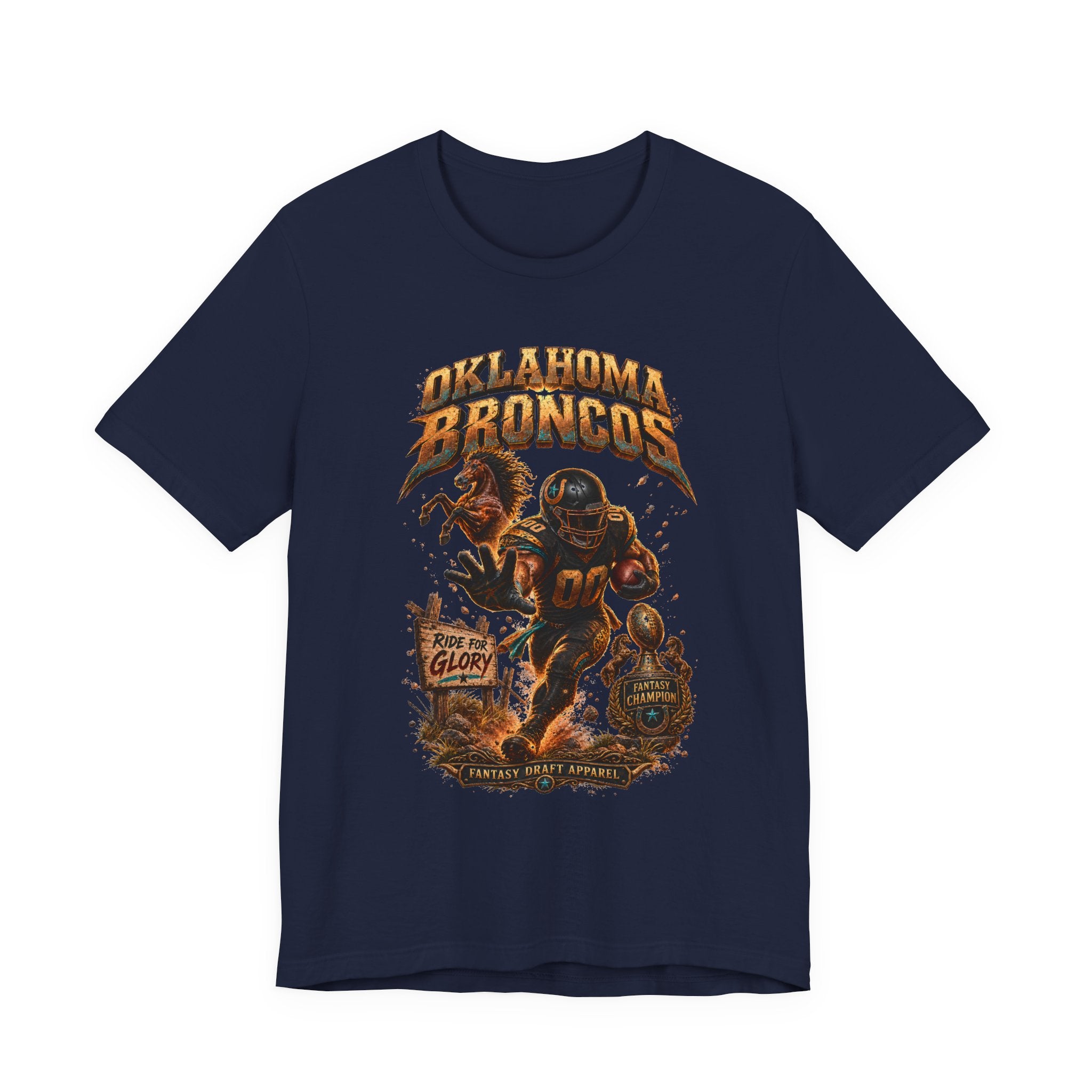 Oklahoma Broncos Football Tee