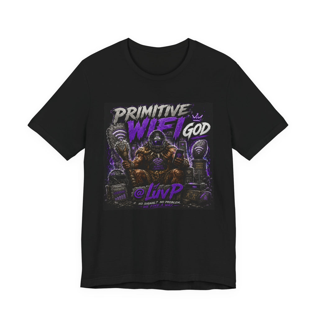PrimitiveWifiGod@luvP Fantasy Football Tee