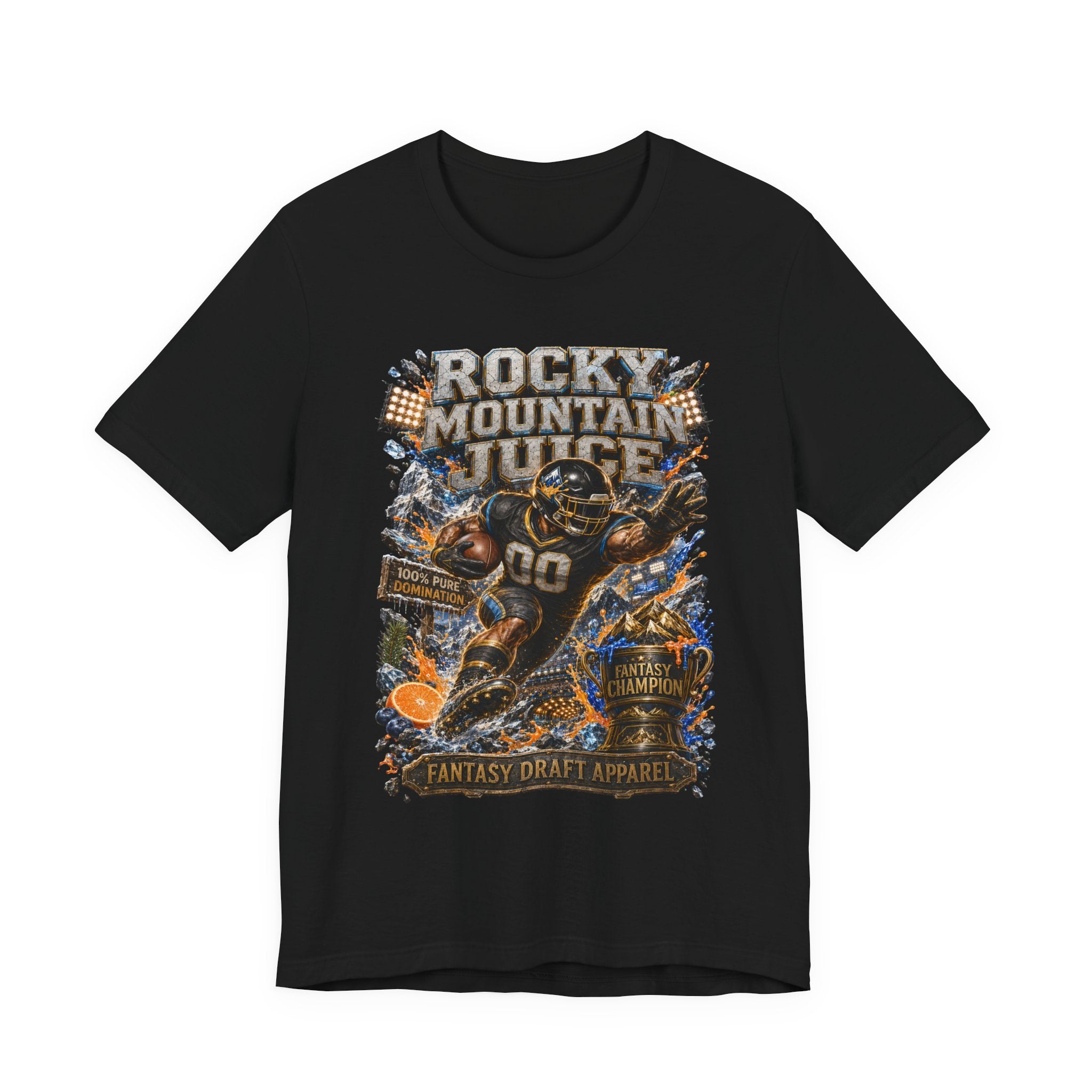 Rocky Mountain Juice Premium Football Tee