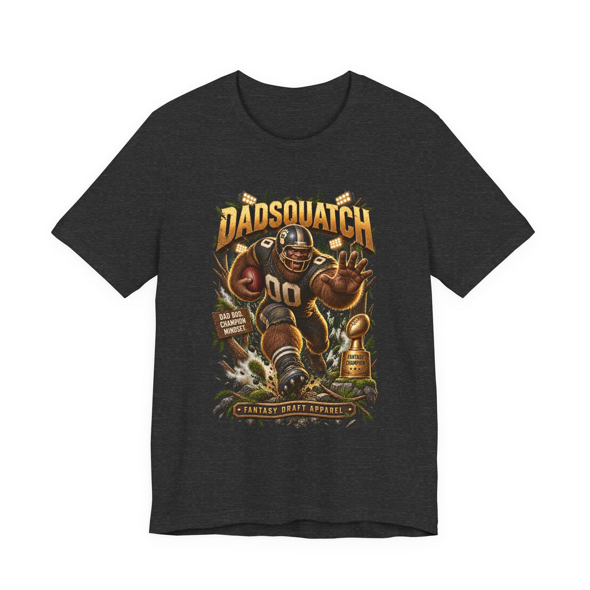 Dadsquatch Team Football Tee