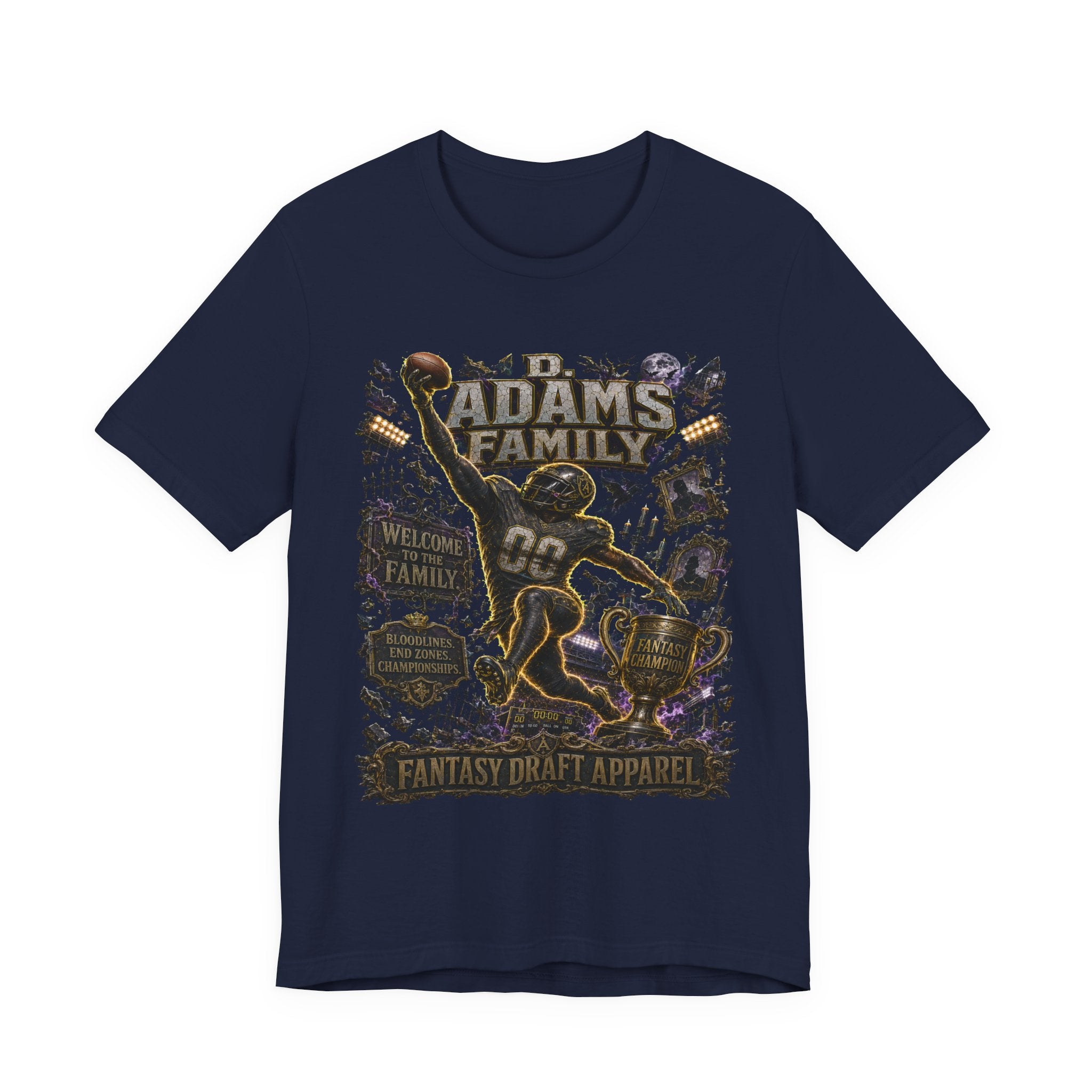 D. Adams Family Premium Football Tee