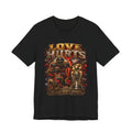 Love Hurts Premium Football Tee