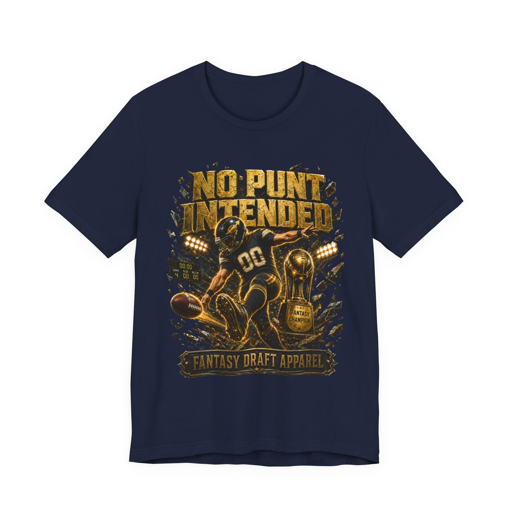 No Punt Intended  Premium Football Tee