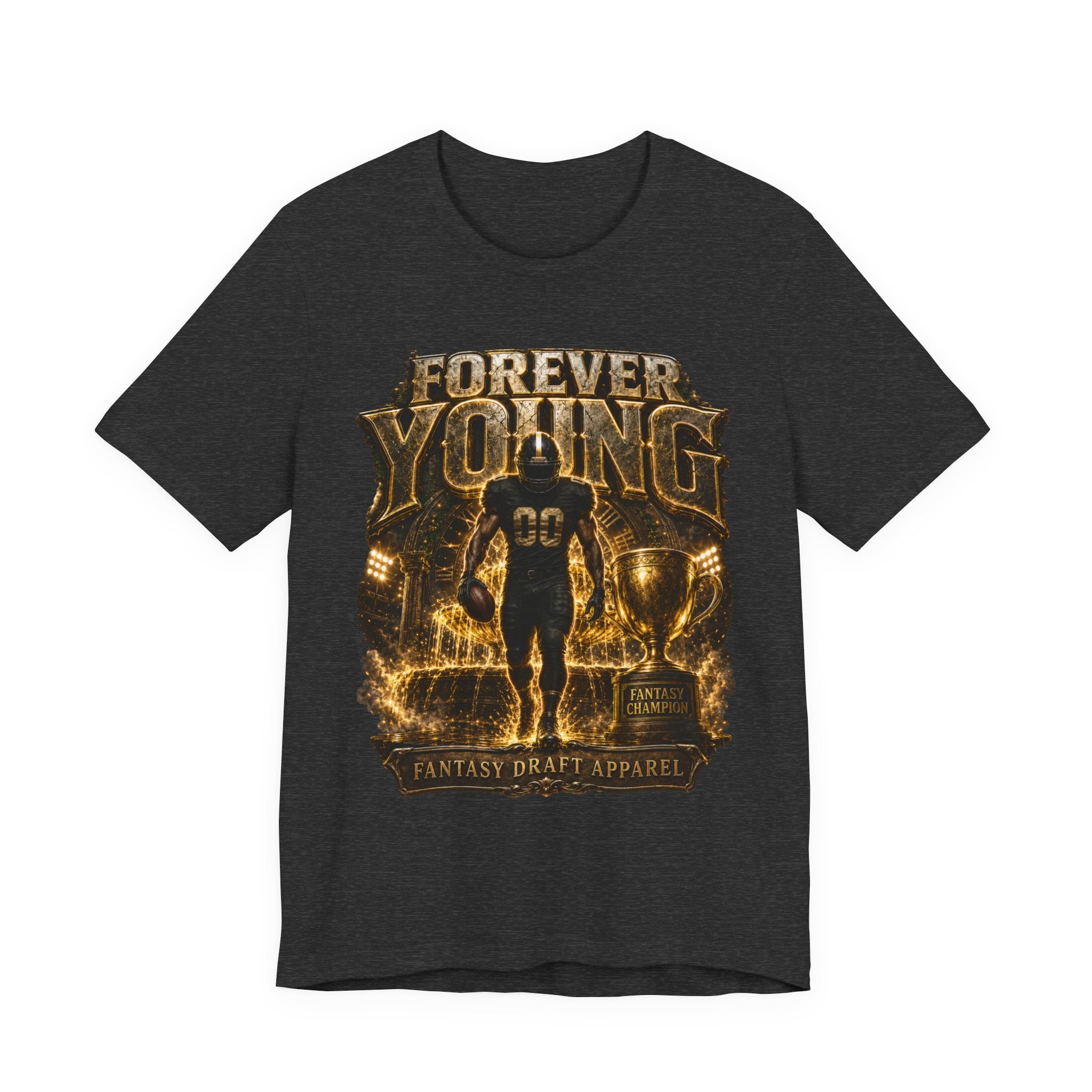 Forever Young Premium Football Tee
