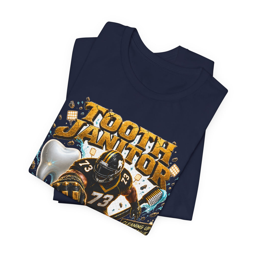 Tooth Janitor Team Football Tee