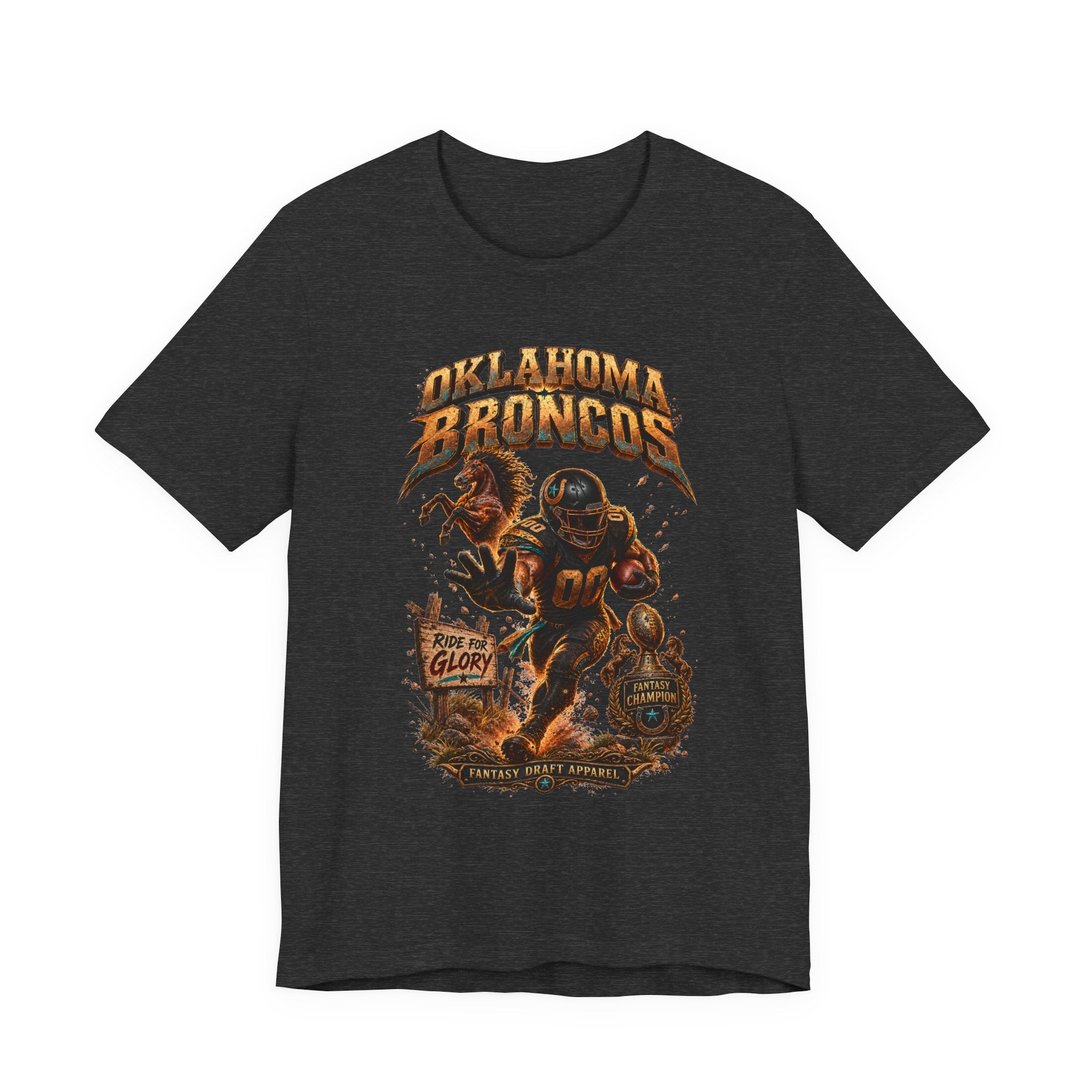 Oklahoma Broncos Football Tee