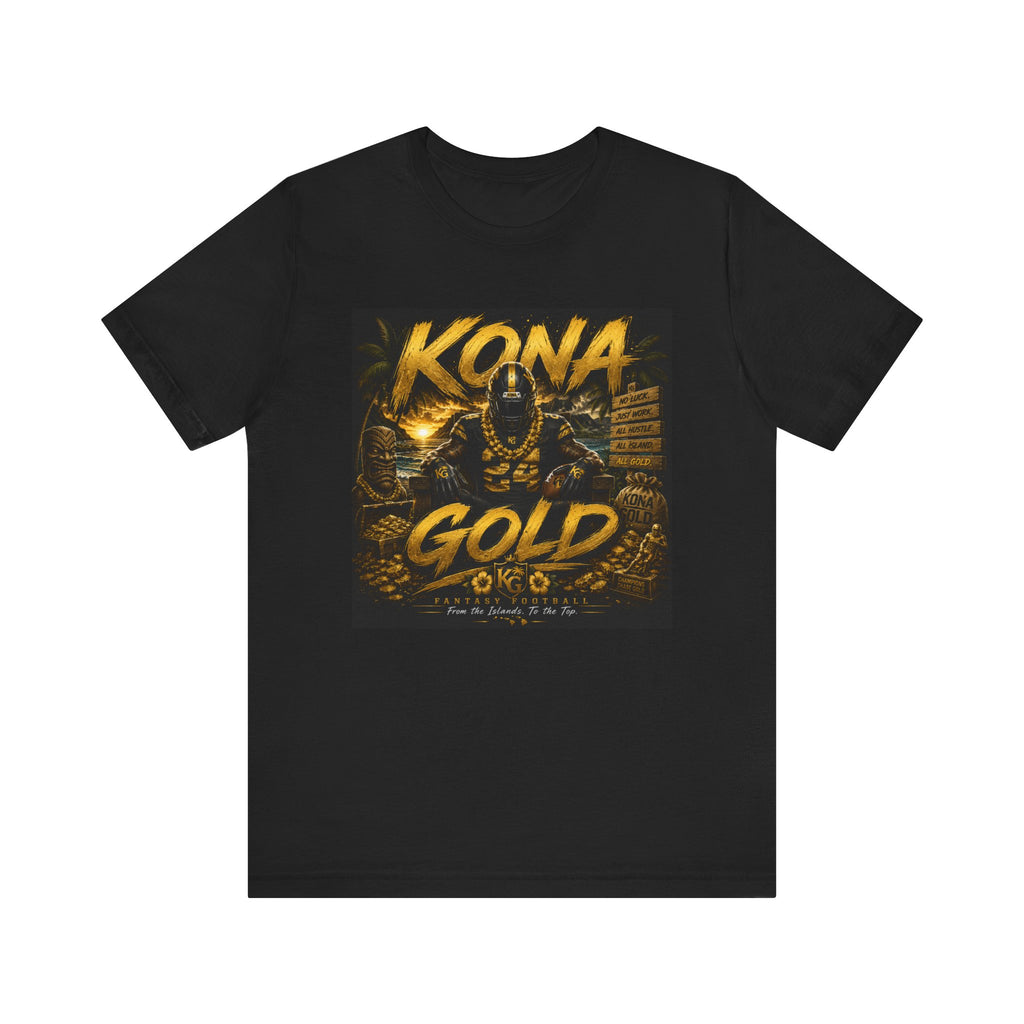 Kona Gold Football Tee