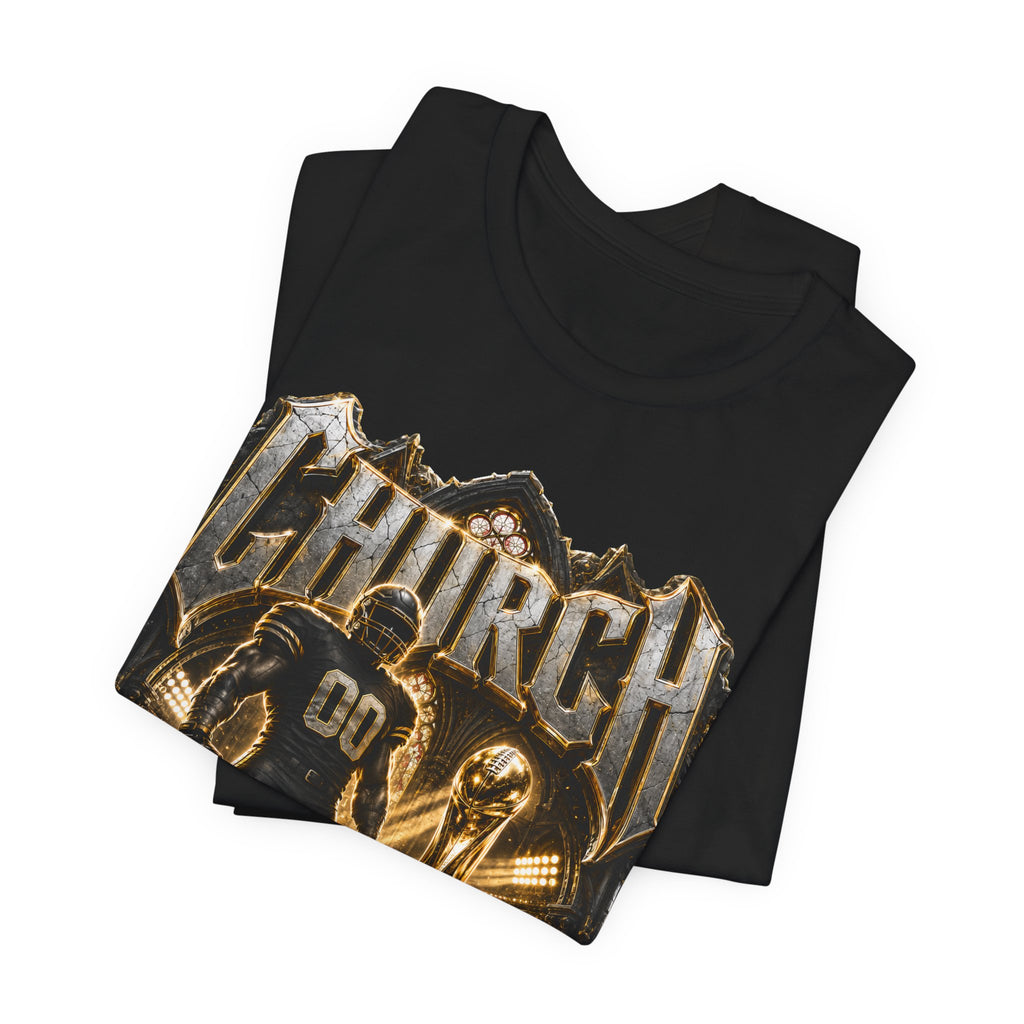 Church Premium Football Tee