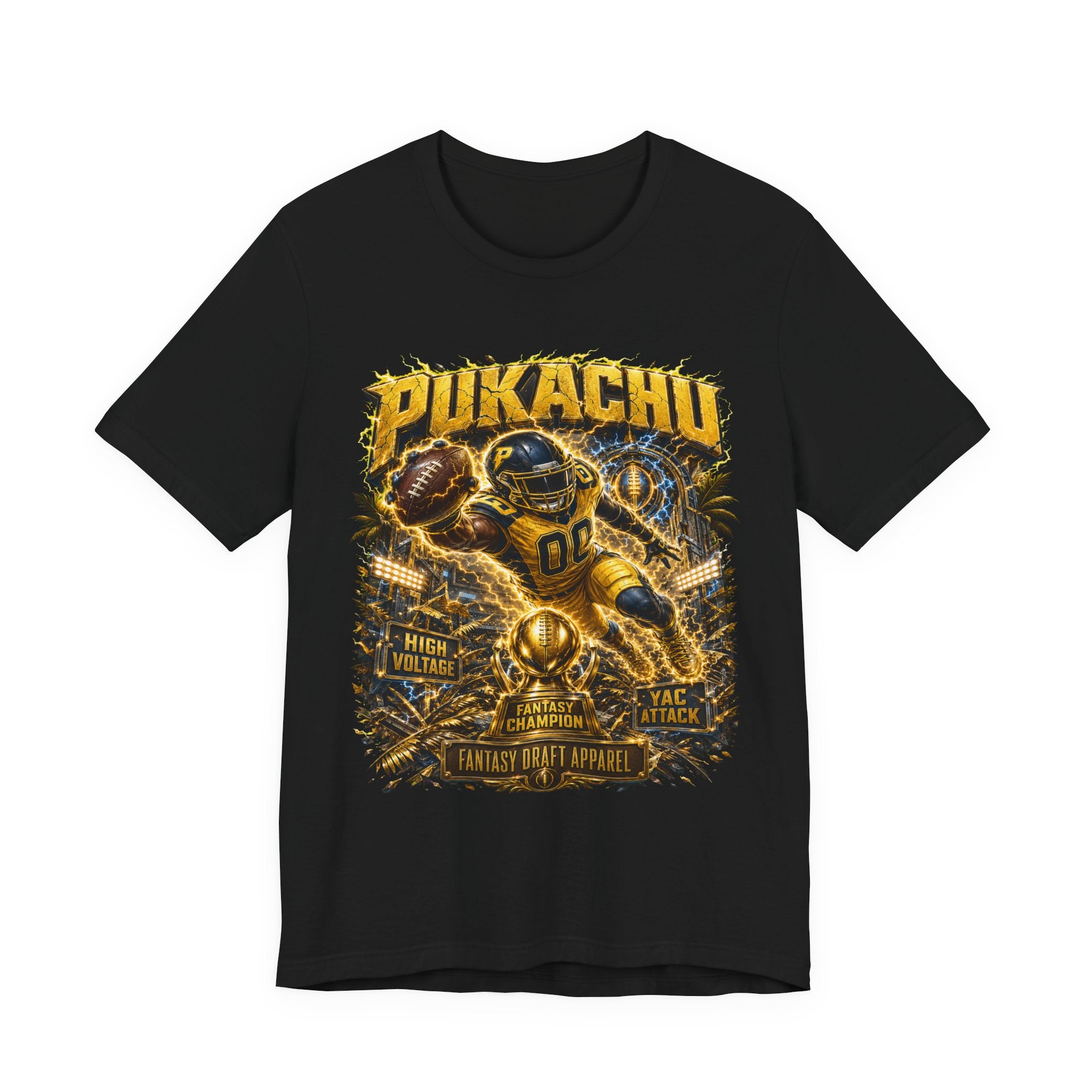 Pukachu Premium Football Tee