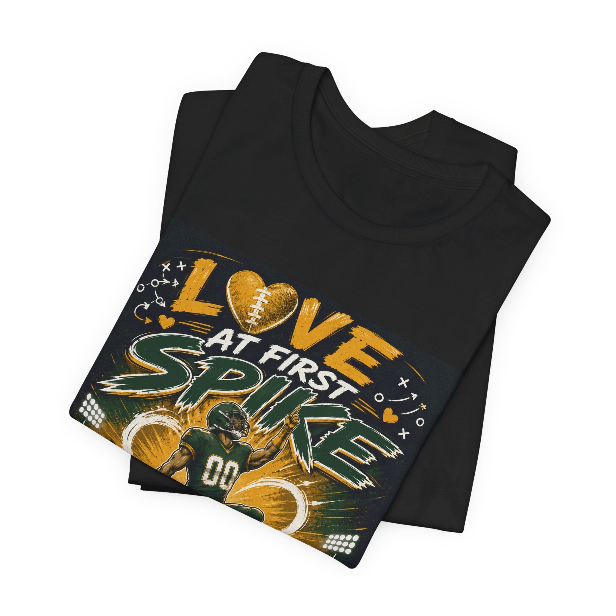 Love at First Spike Fantasy Football Tee