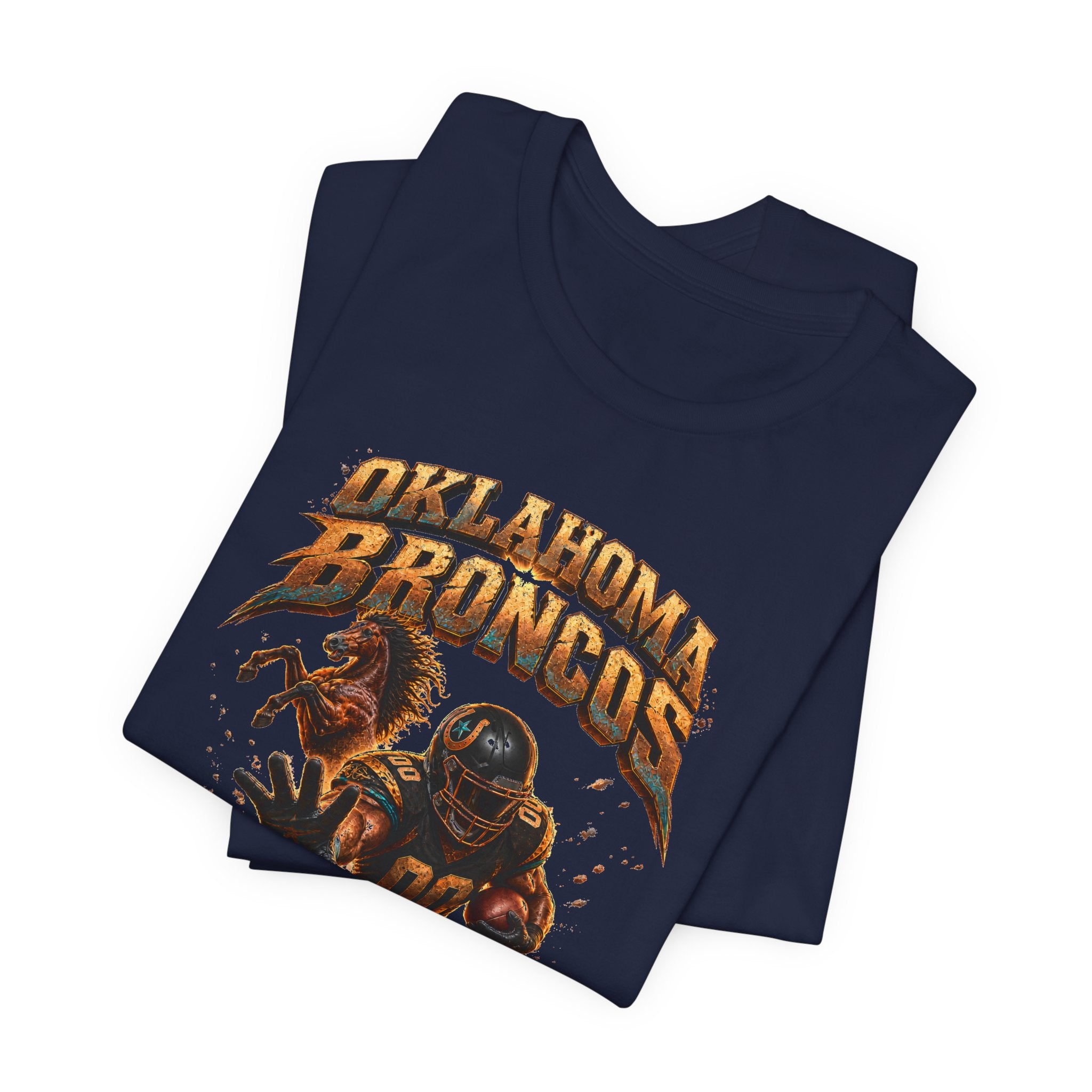 Oklahoma Broncos Football Tee
