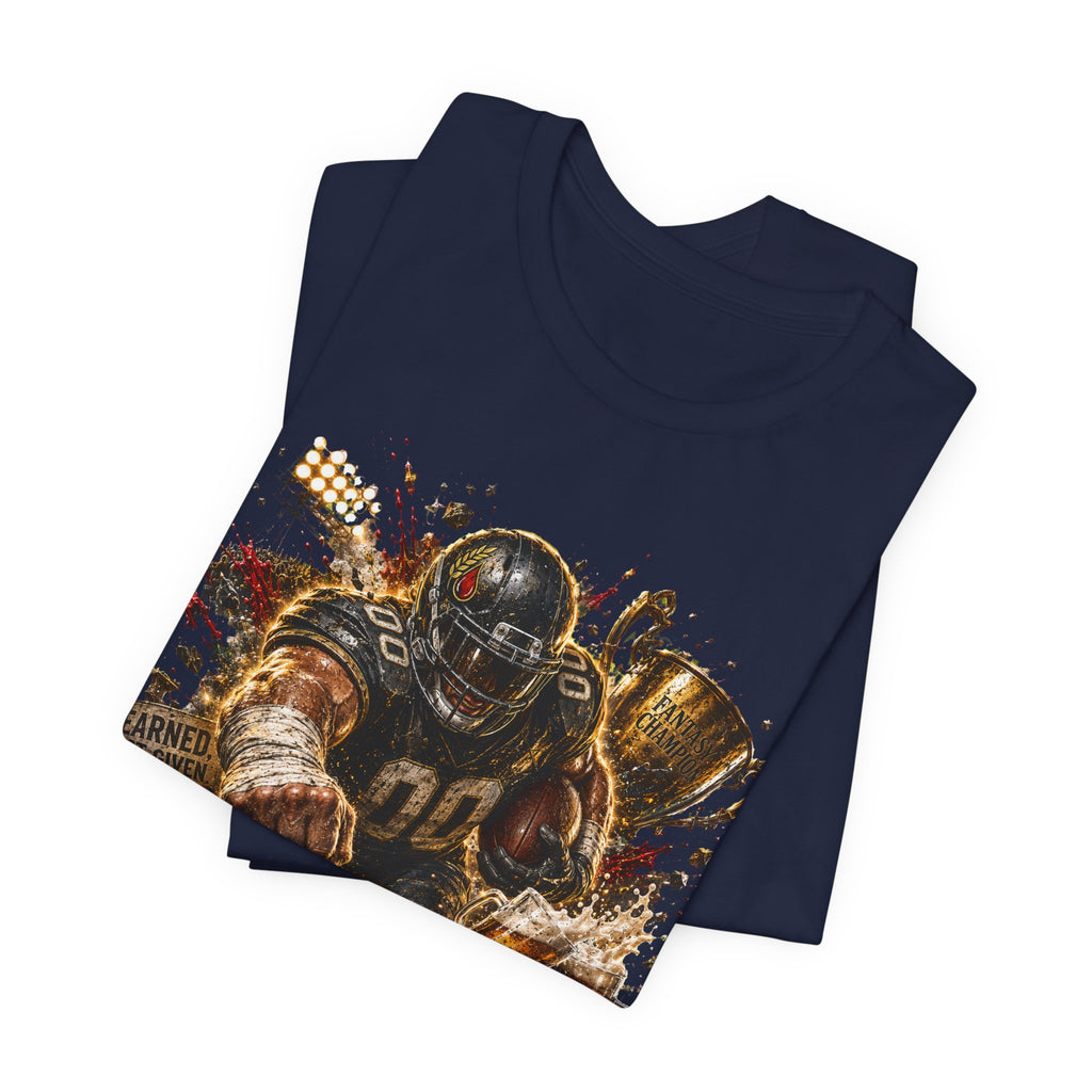 Blood, Sweat & Beers Premium Football Tee